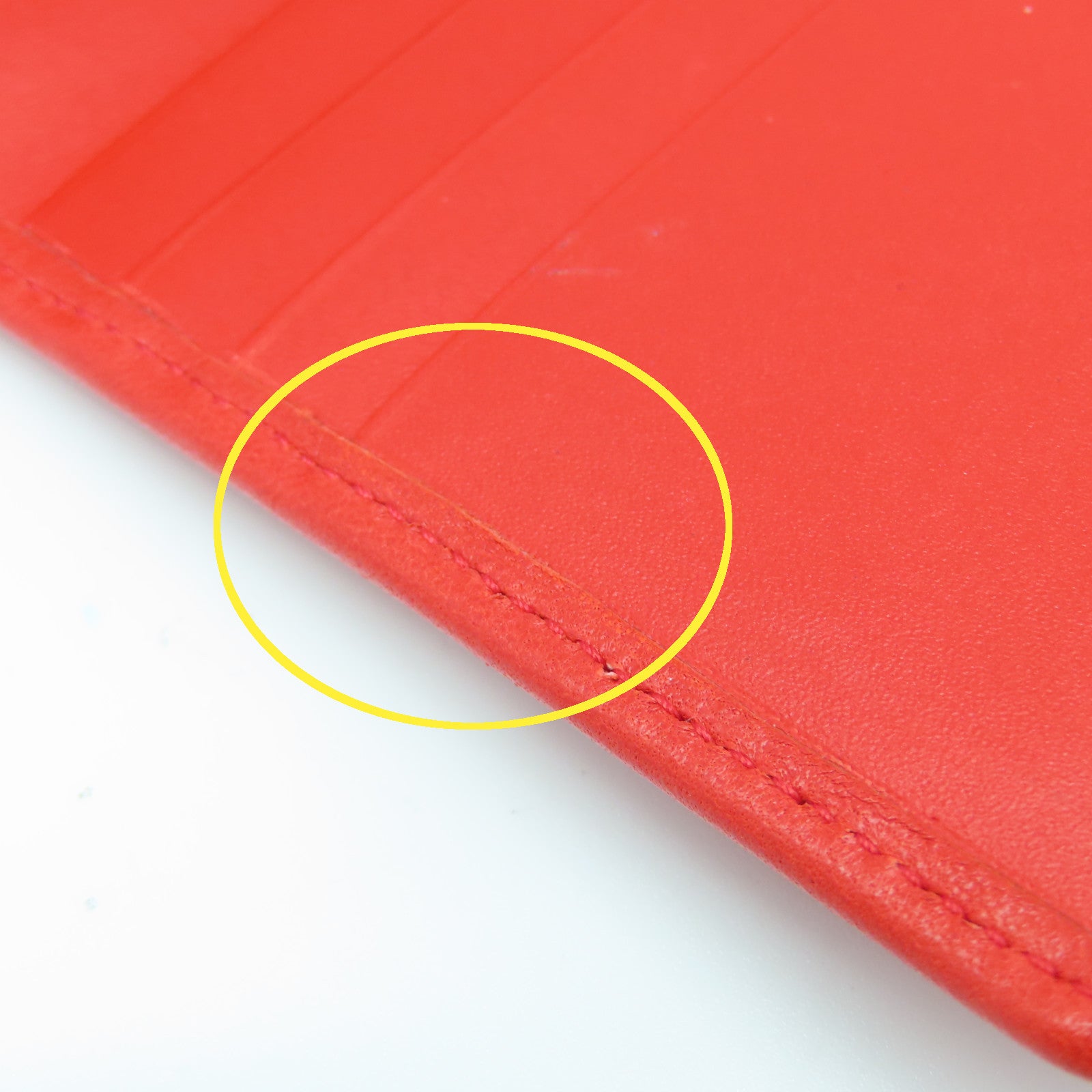 LOEWE 羊皮皮革Long Wallet金扣长钱包红色/蓝色