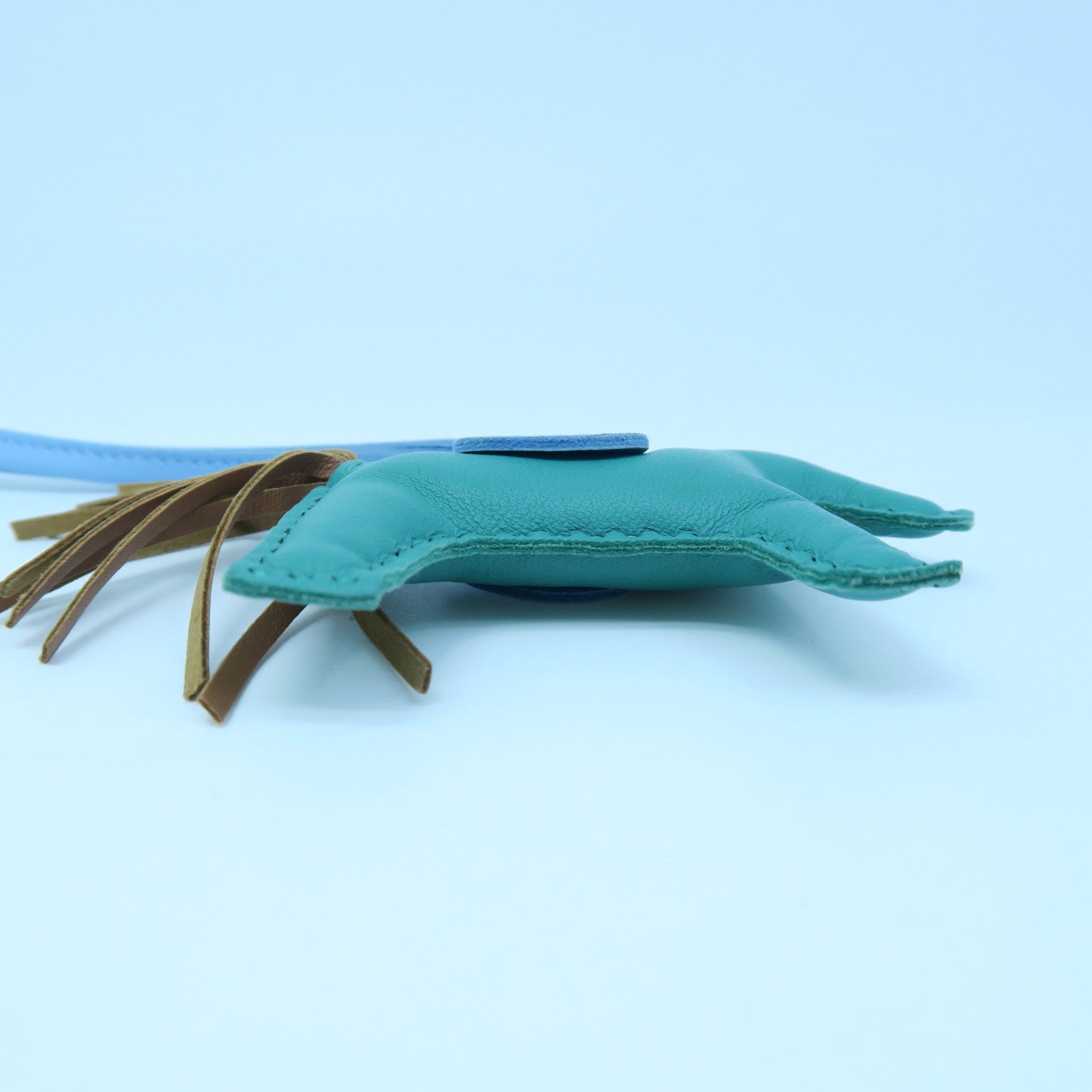 HERMES Swift皮革Rodeo S掛飾藍色/綠色/啡色