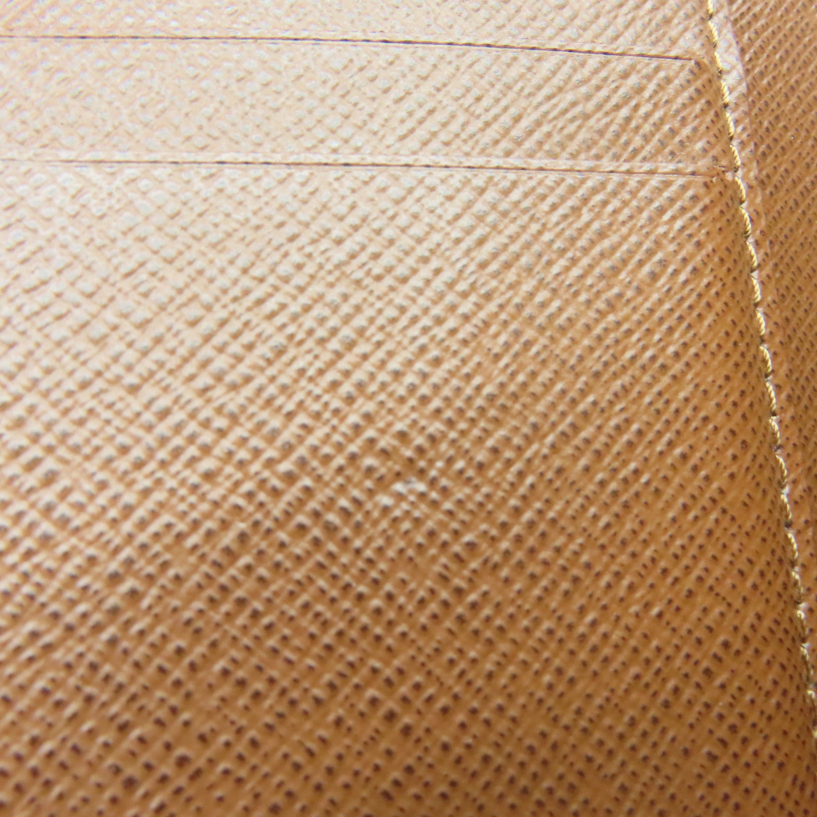 LOUIS VUITTON Monogram Wallet gold buckle wallet brown