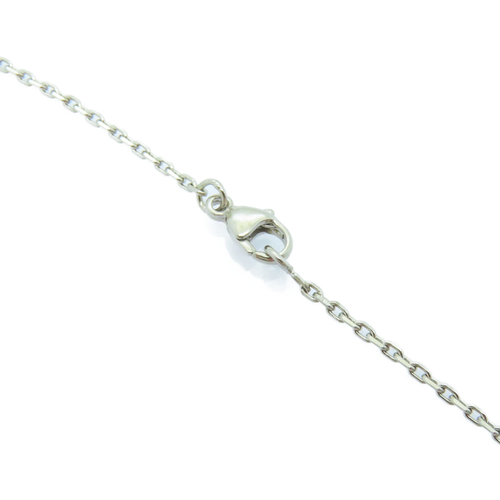 HERMES 金屬Mini Pop H Necklace項鍊藍色/銀色