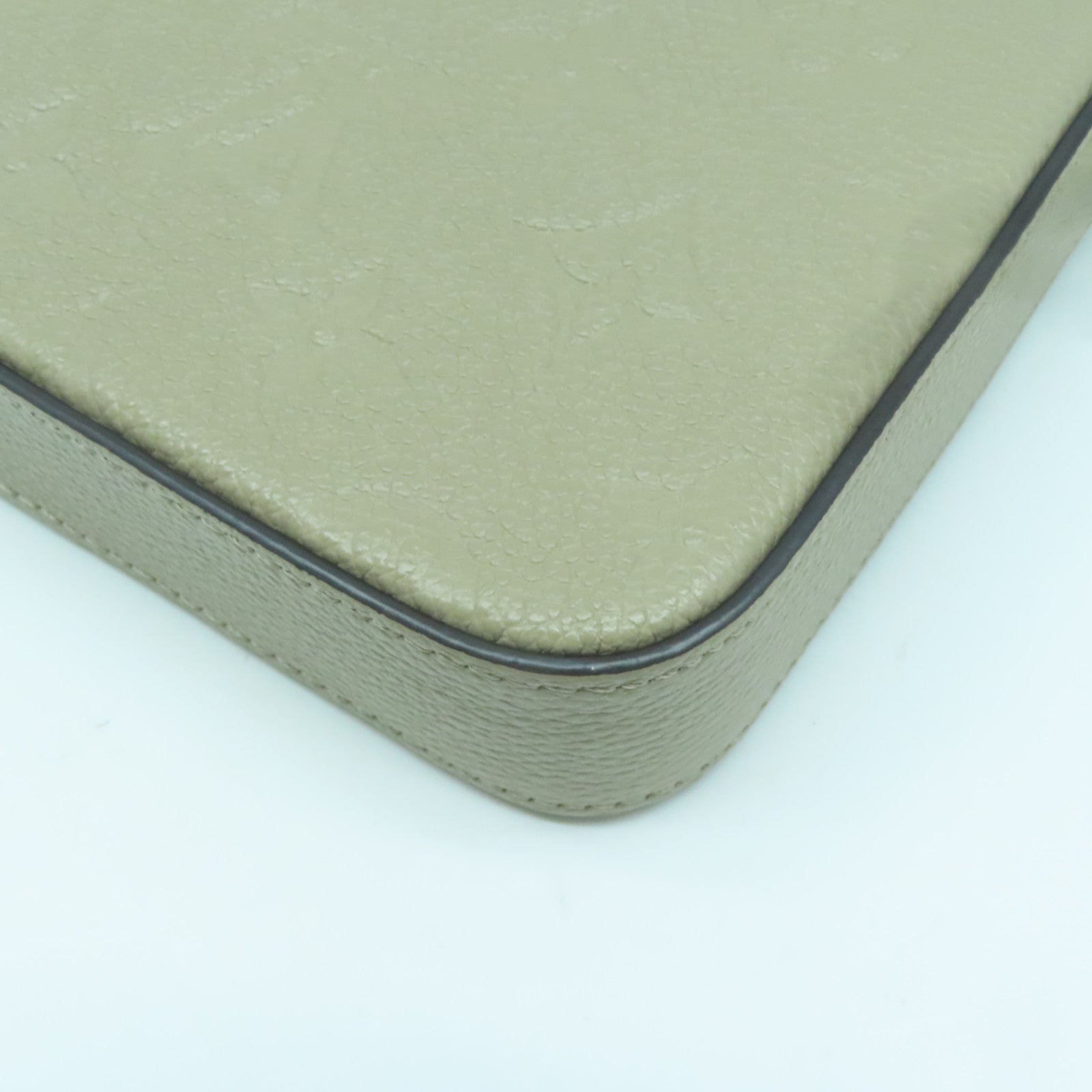 LOUIS VUITTON Monogram Empreinte Felicie Pochette金扣鏈帶肩背袋啡色