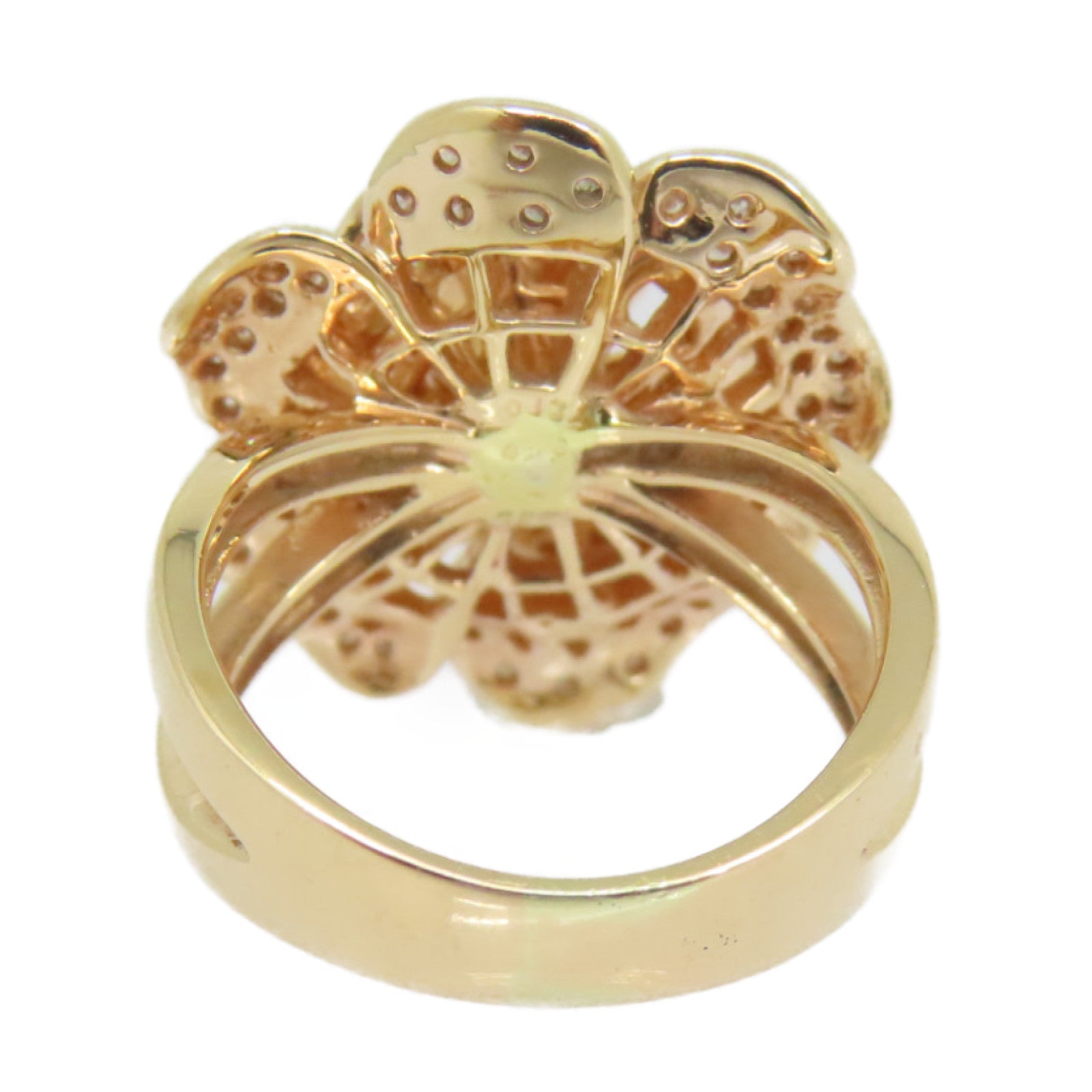 JEWELRY 18K玫瑰金Diamond Ring钻石戒指US#5.5