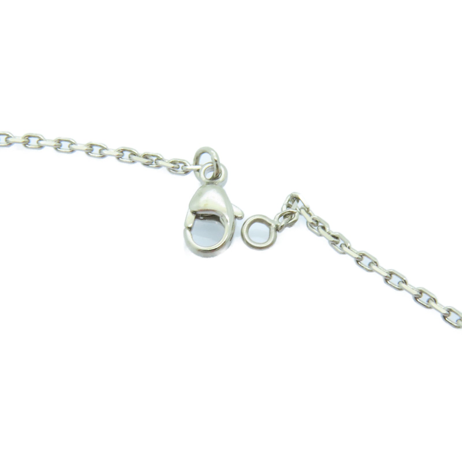 HERMES 金屬Mini Pop H Necklace項鍊藍色/銀色