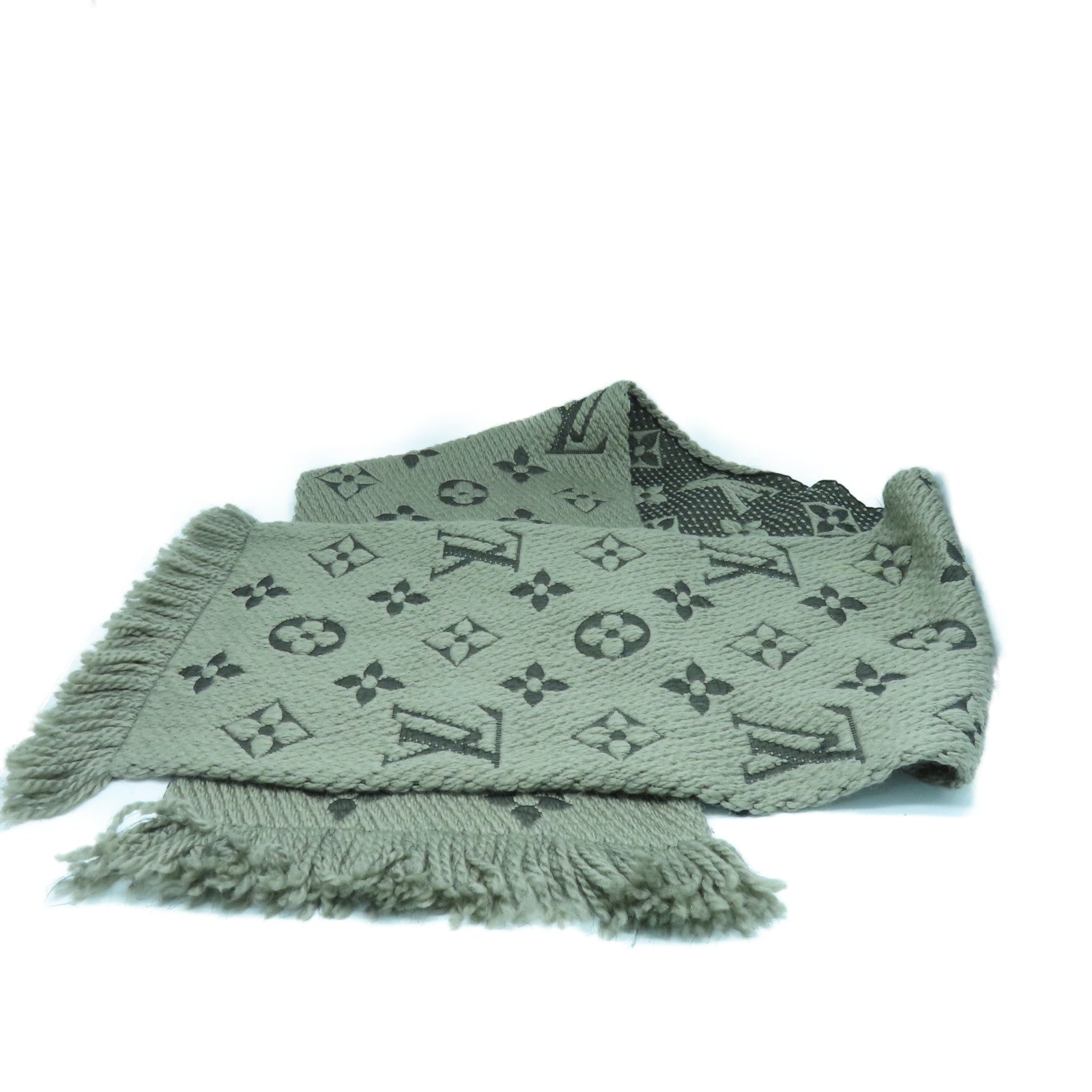LOUIS VUITTON 羊毛Scarf丝巾灰色
