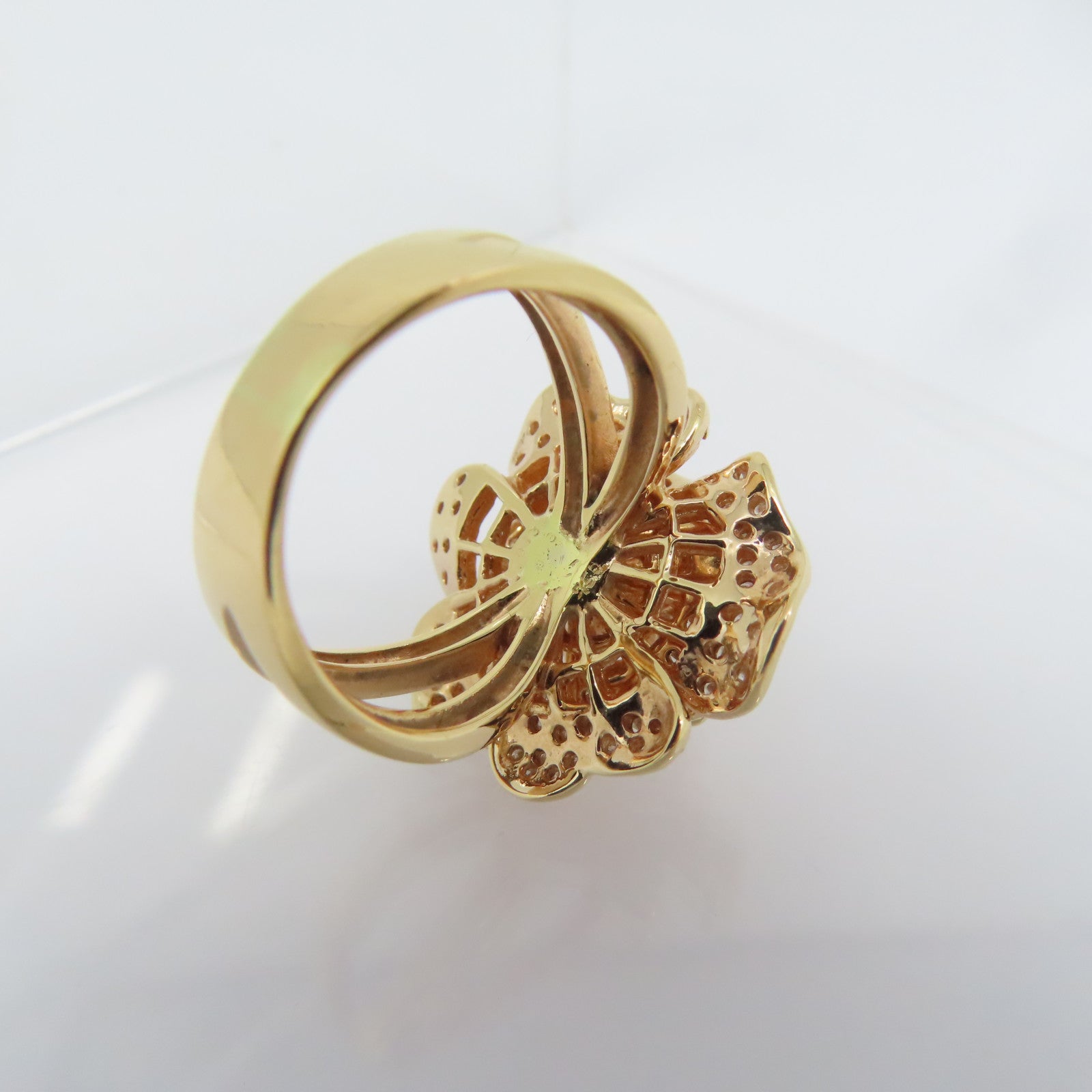 JEWELRY 18K玫瑰金Diamond Ring钻石戒指US#5.5