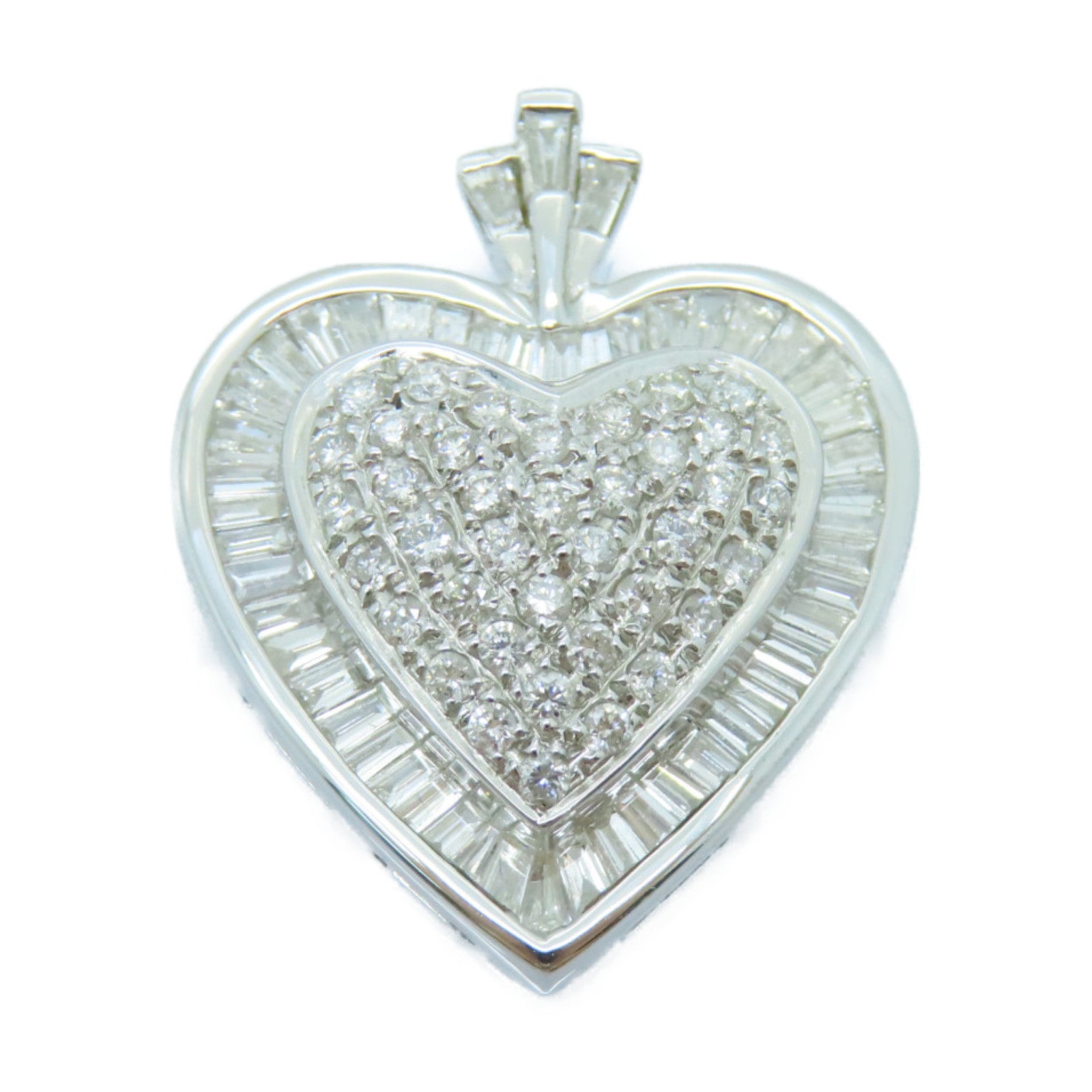 JEWELRY 【激減優惠】18K白金Diamond Pendant鑽石吊墜