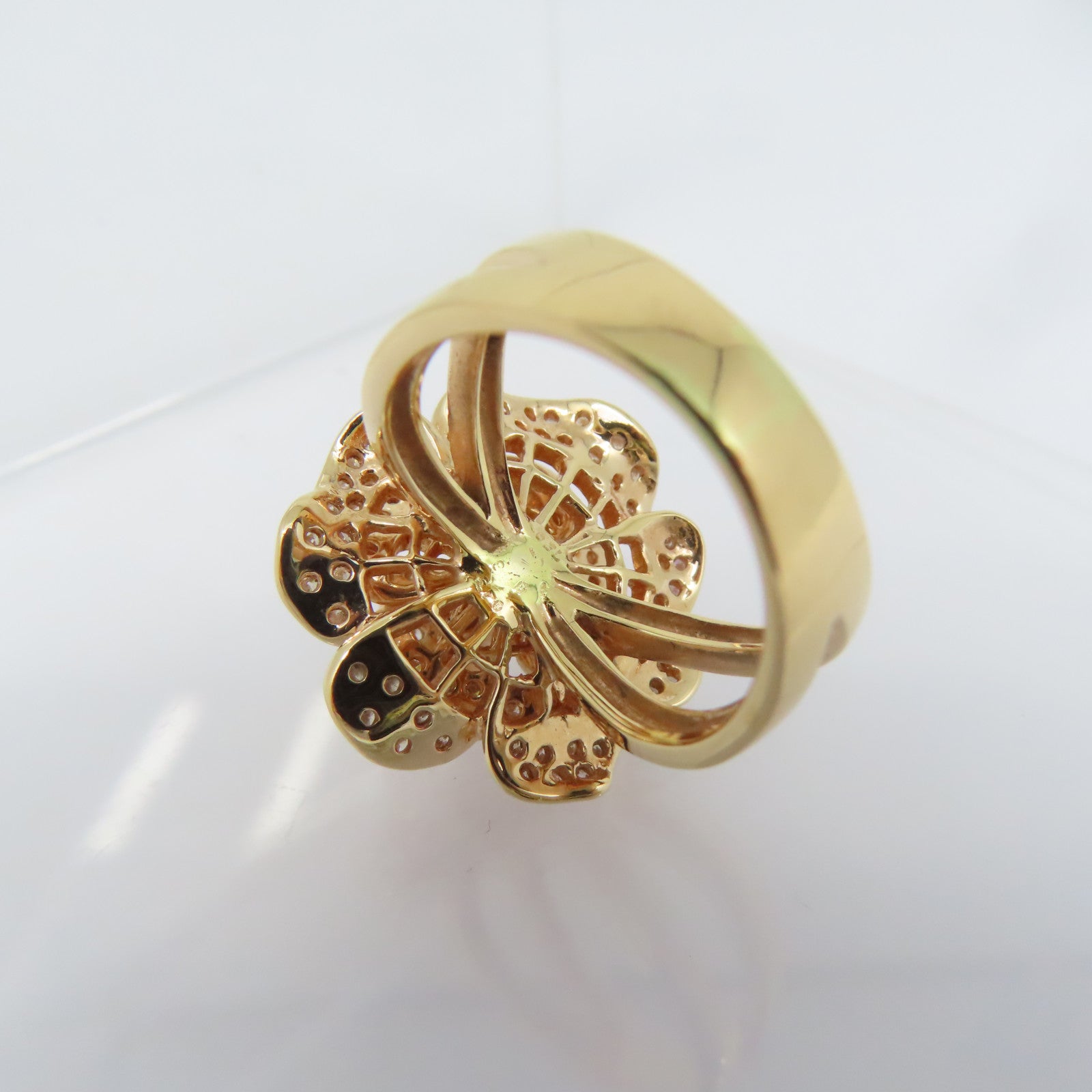 JEWELRY 18K玫瑰金Diamond Ring钻石戒指US#5.5
