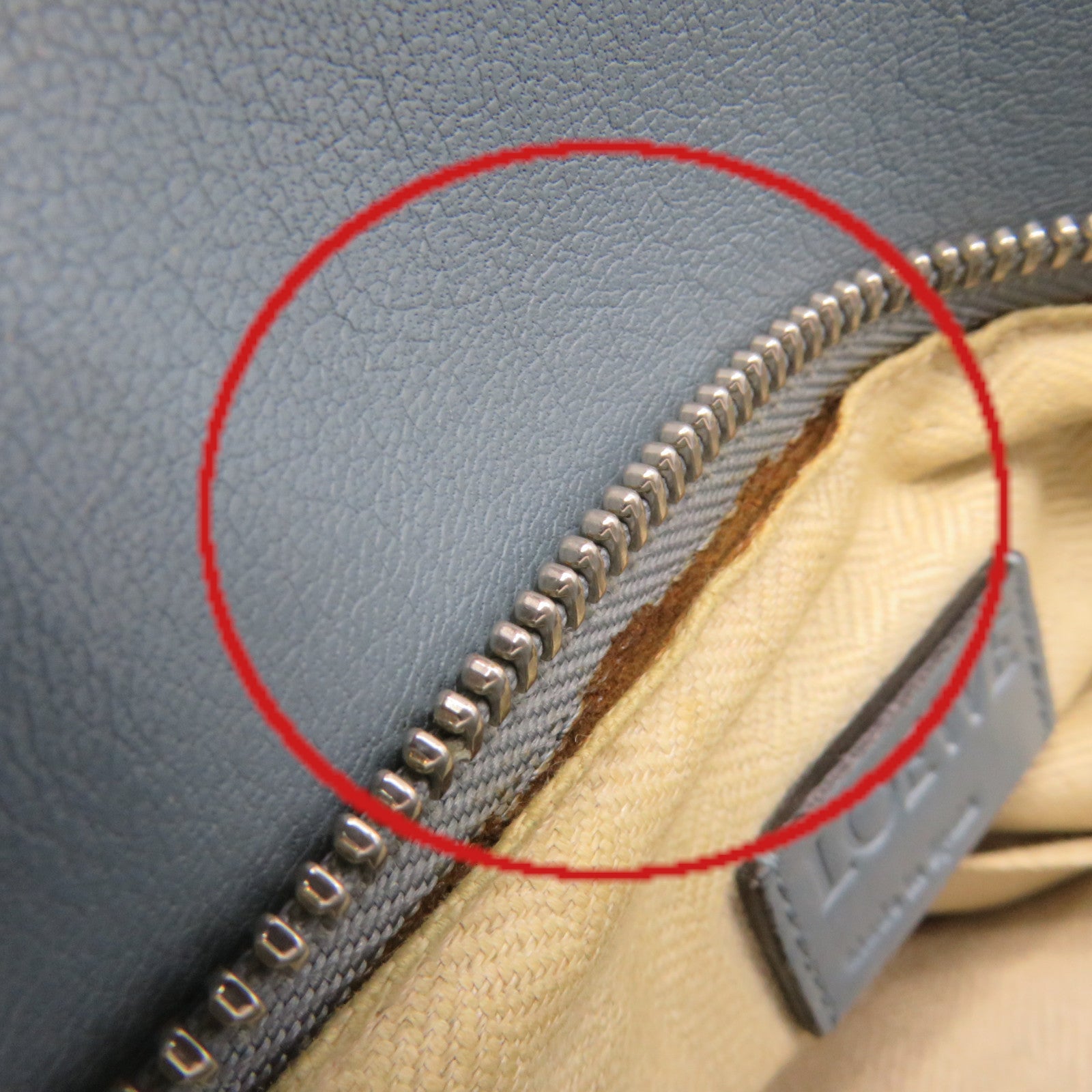 LOEWE 牛皮皮革Puzzle Bag Medium 2Way Shoulder Bag手挽肩背兩用袋藍色