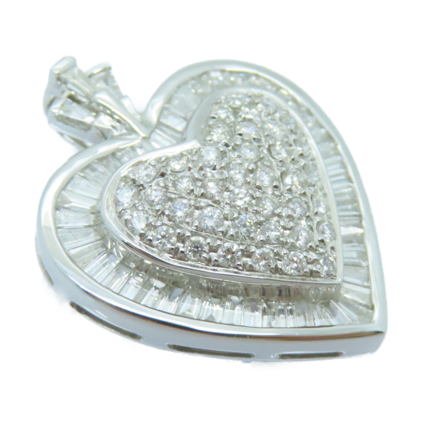 JEWELRY 【激減優惠】18K白金Diamond Pendant鑽石吊墜