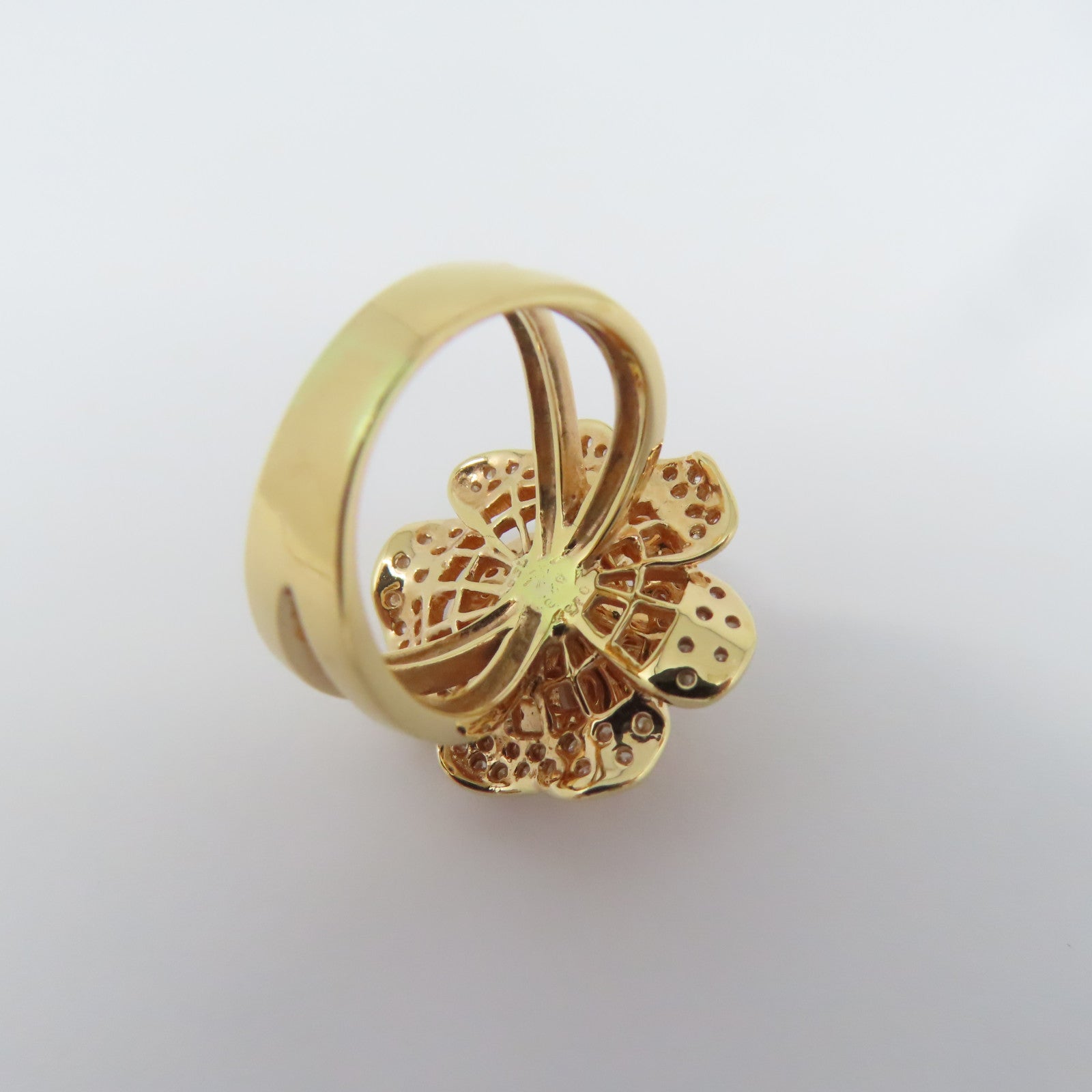 JEWELRY 18K玫瑰金Diamond Ring钻石戒指US#5.5