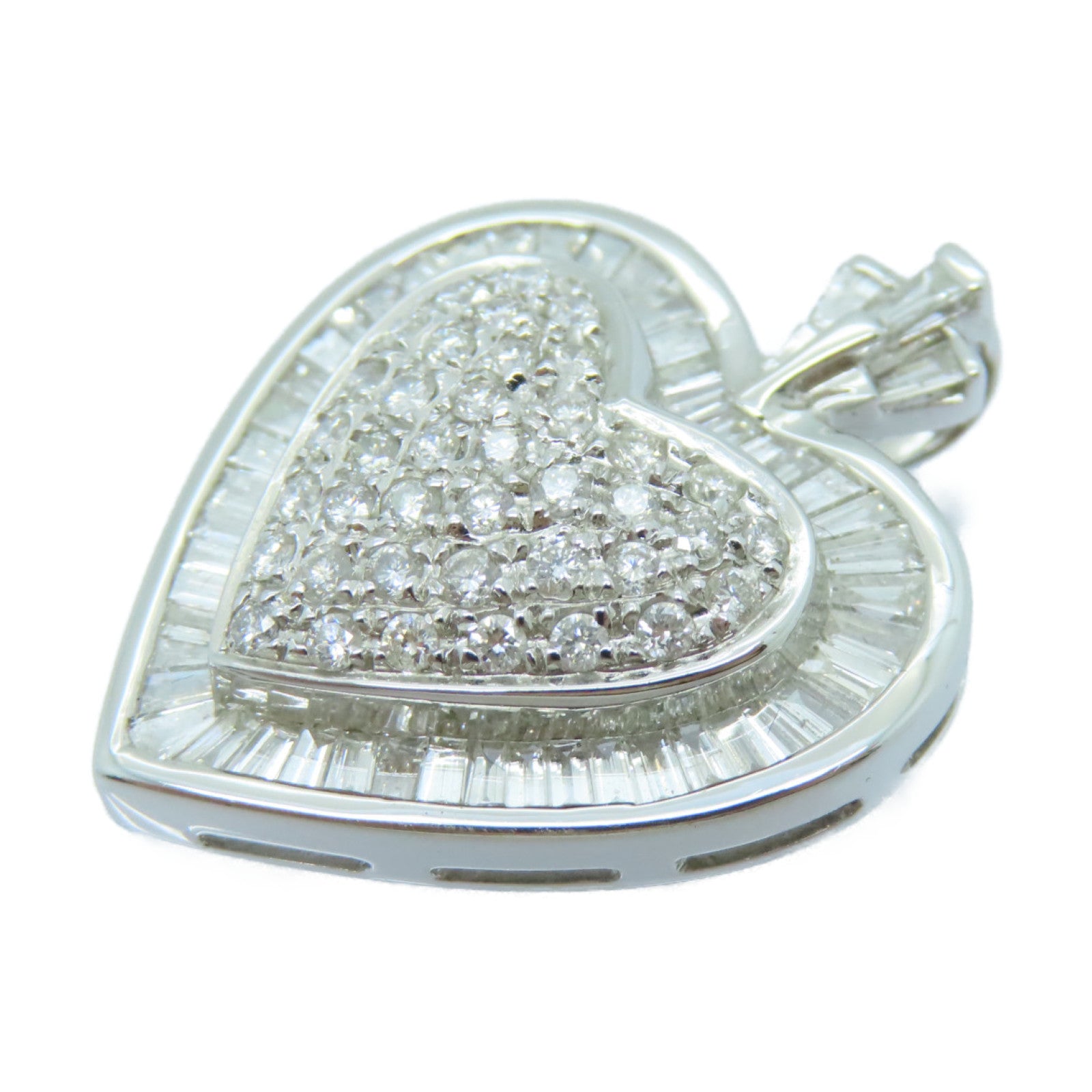 JEWELRY 【激減優惠】18K白金Diamond Pendant鑽石吊墜