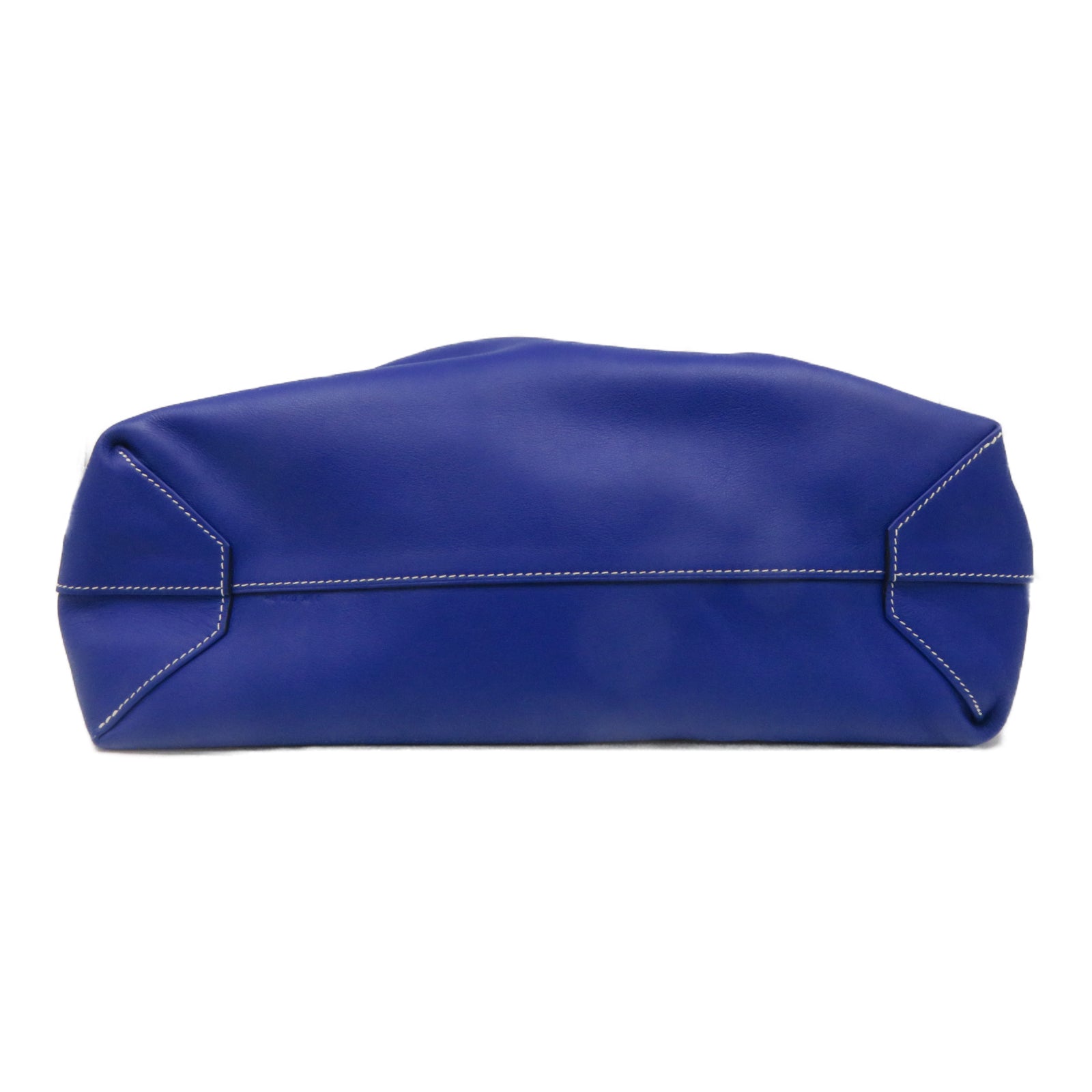 HERMES [Sharp Discount] Swift Leather Double Sens 45 Shoulder Bag Lightning Blue/Magnolia Pink