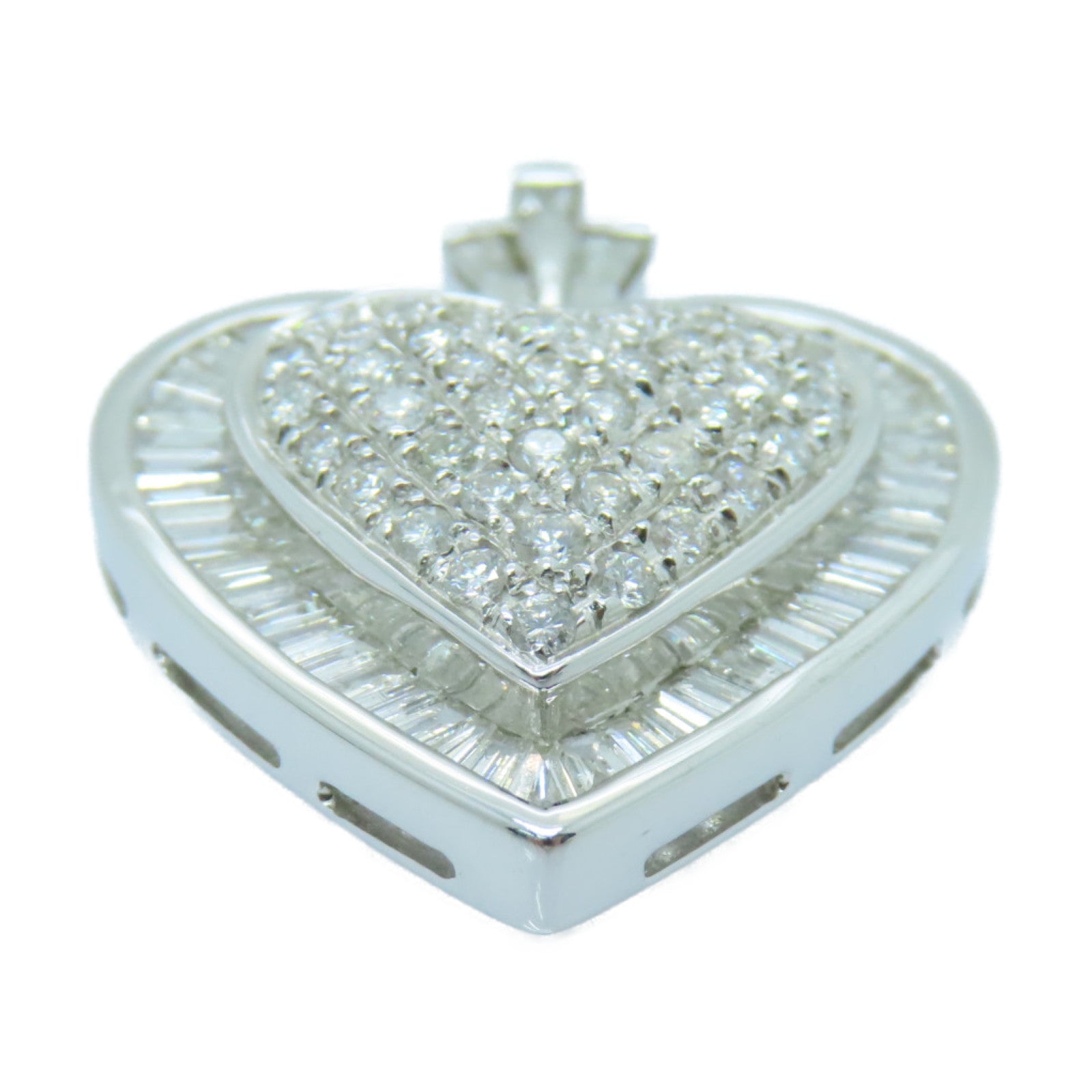 JEWELRY 【激減優惠】18K白金Diamond Pendant鑽石吊墜