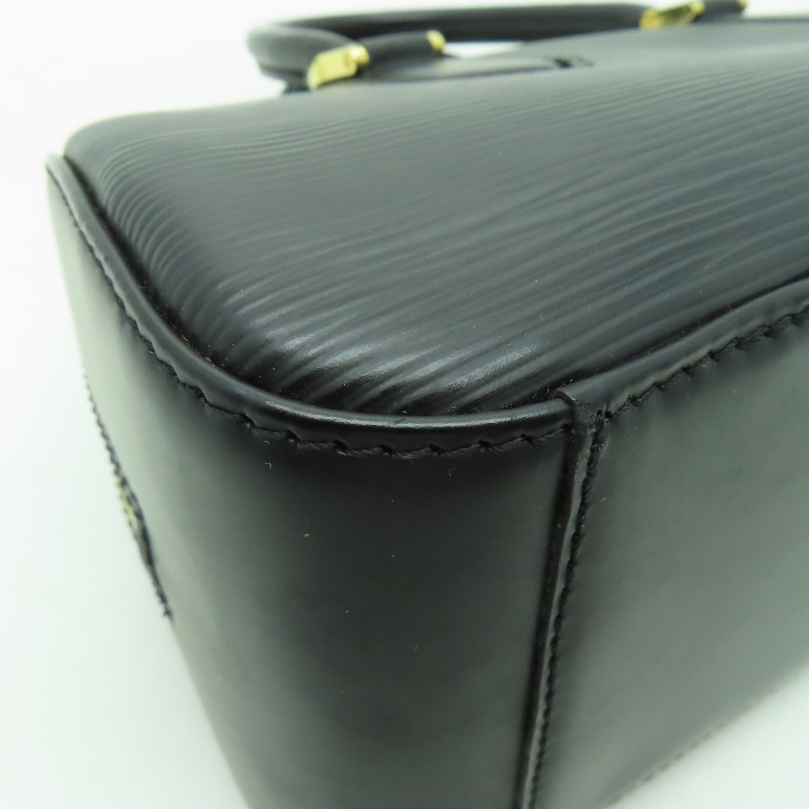 LOUIS VUITTON Epi Jasmin金扣手挽袋黒色