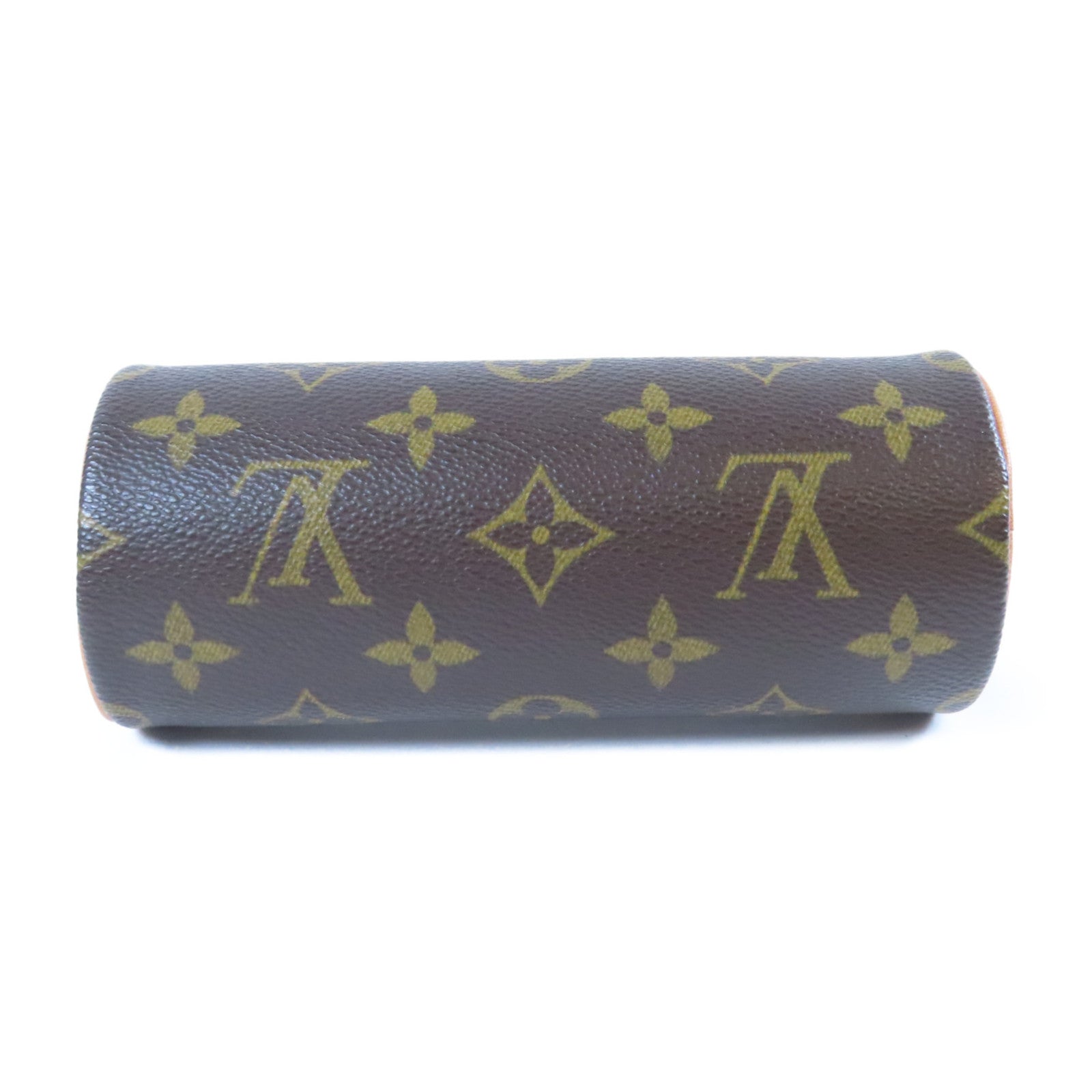 LOUIS VUITTON Monogram Handbag金扣手挽袋啡色