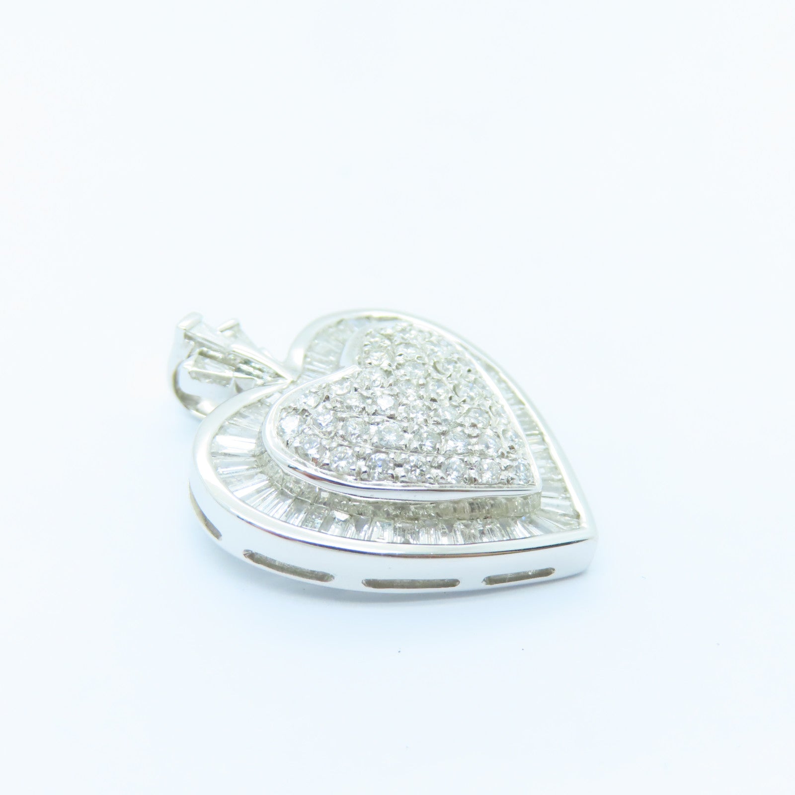 JEWELRY 【激減優惠】18K白金Diamond Pendant鑽石吊墜