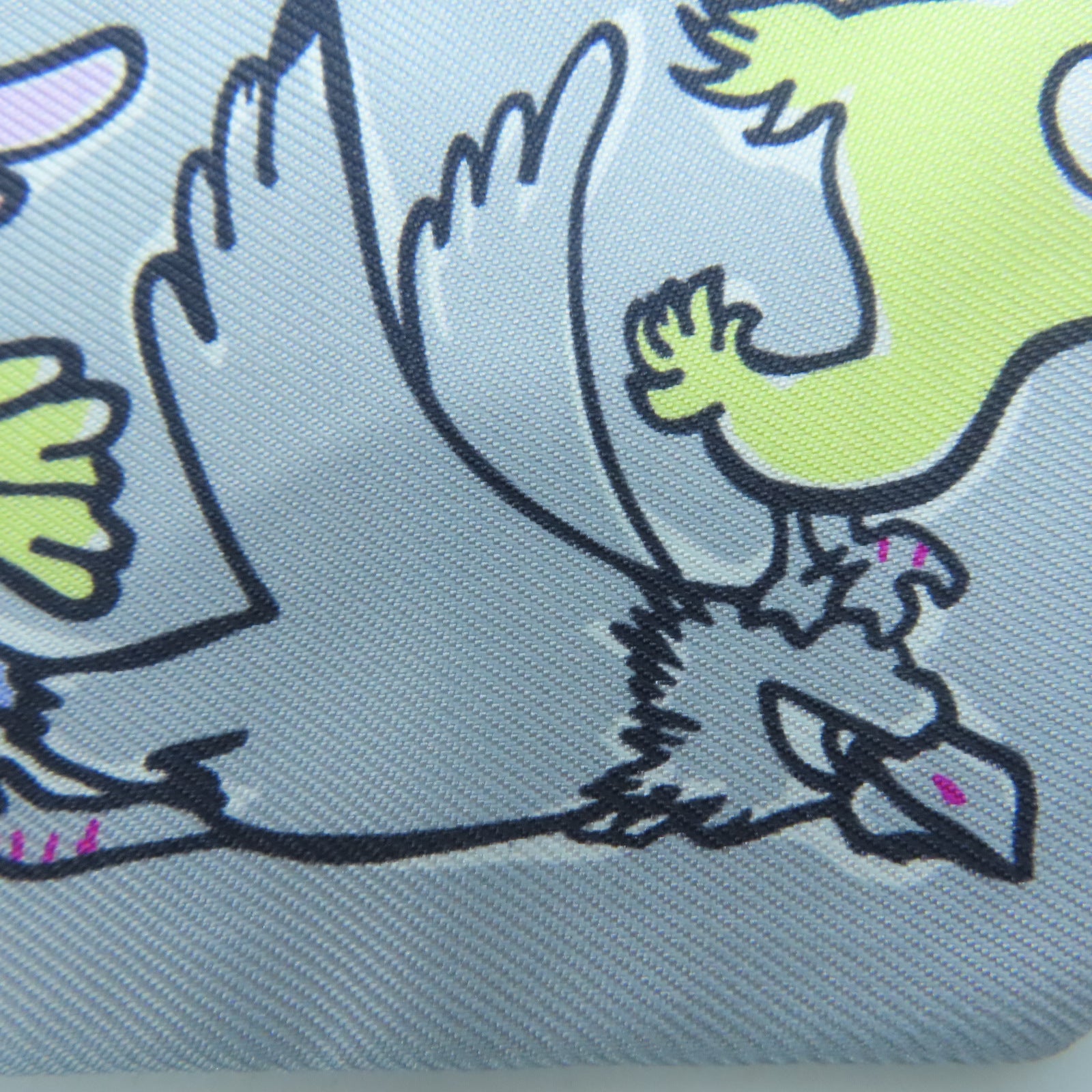 HERMES 【激減優惠】絲質Twilly Scarf絲巾藍色