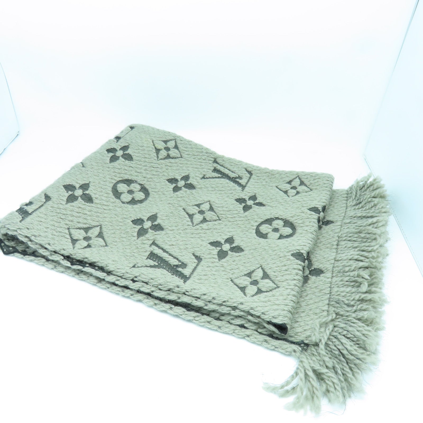 LOUIS VUITTON 羊毛Scarf丝巾灰色