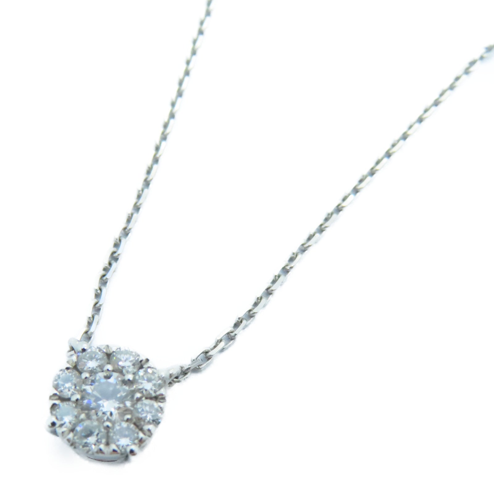 JEWELRY 18K白金Diamond Necklace 0.34ct钻石项链