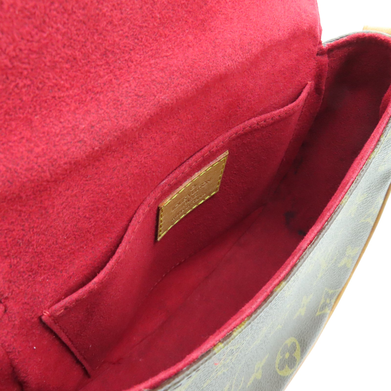 LOUIS VUITTON Monogram Tambourine金扣肩背袋棕色
