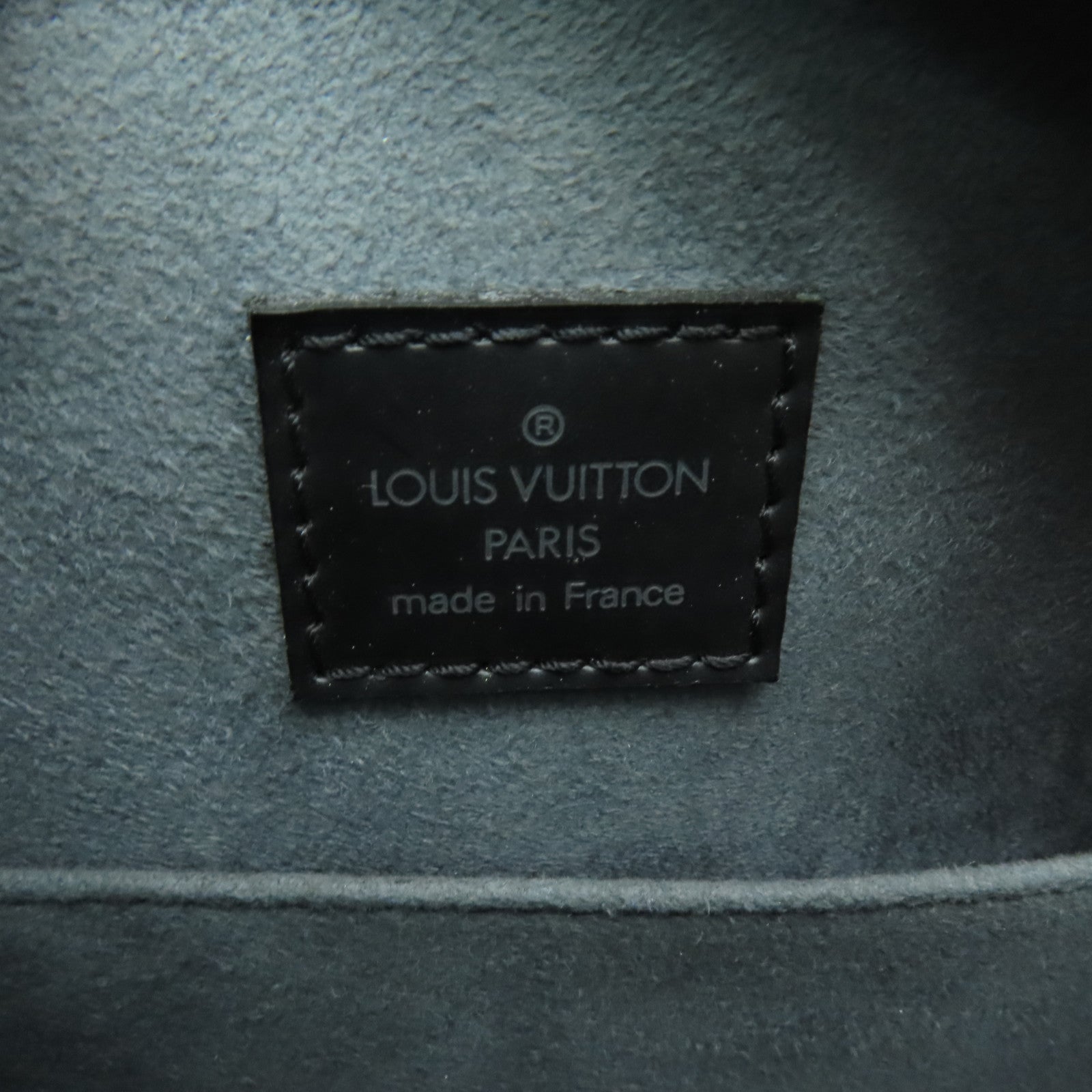 LOUIS VUITTON Epi Jasmin金扣手挽袋黒色
