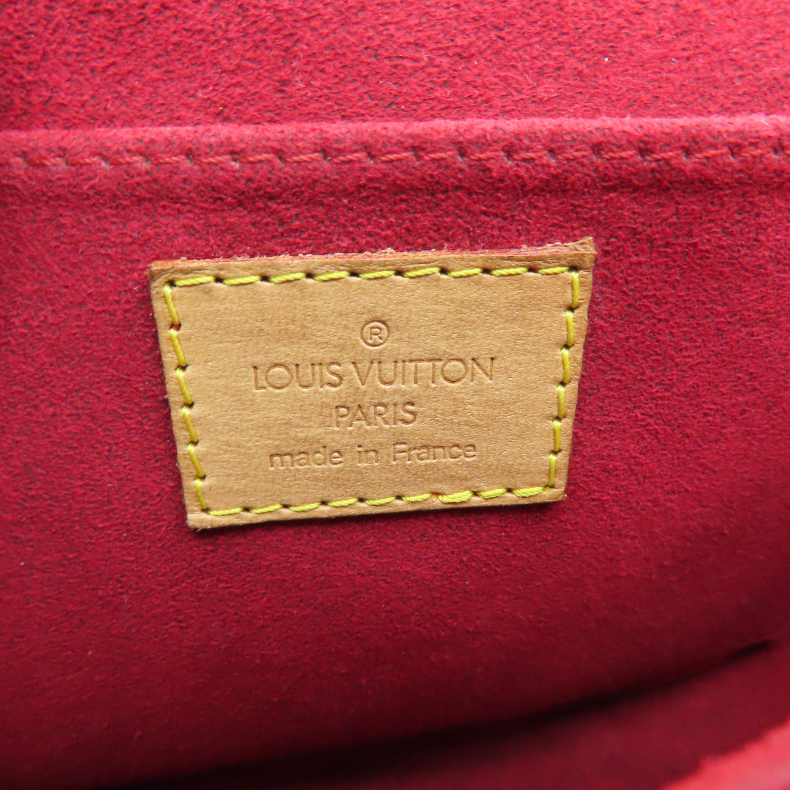 LOUIS VUITTON Monogram Tambourine金扣肩背袋棕色