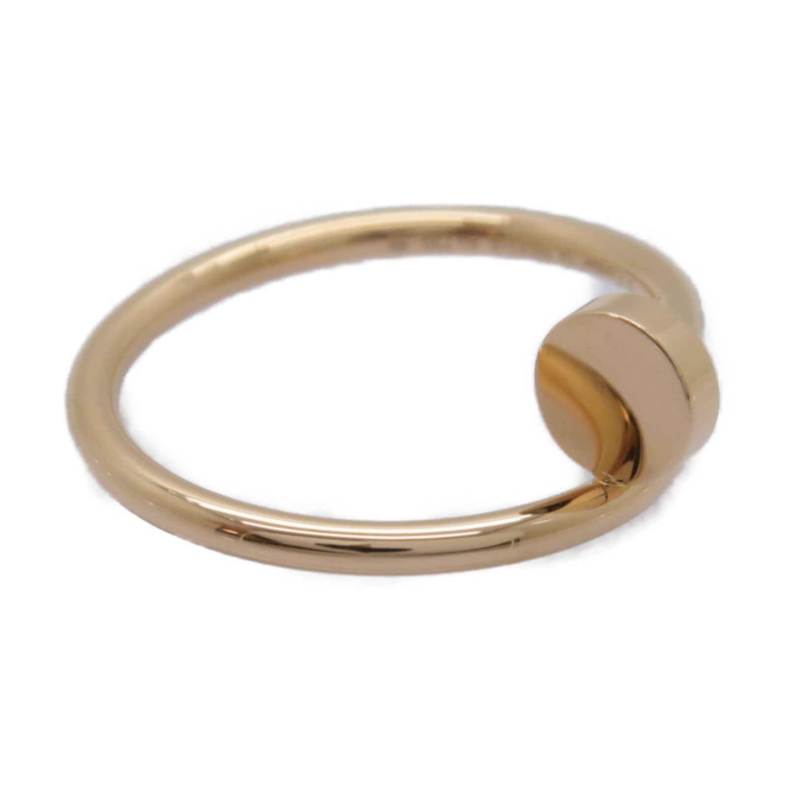 CARTIER 18K玫瑰金Juste Un Clou戒指Cartier#54/US#7粉金色