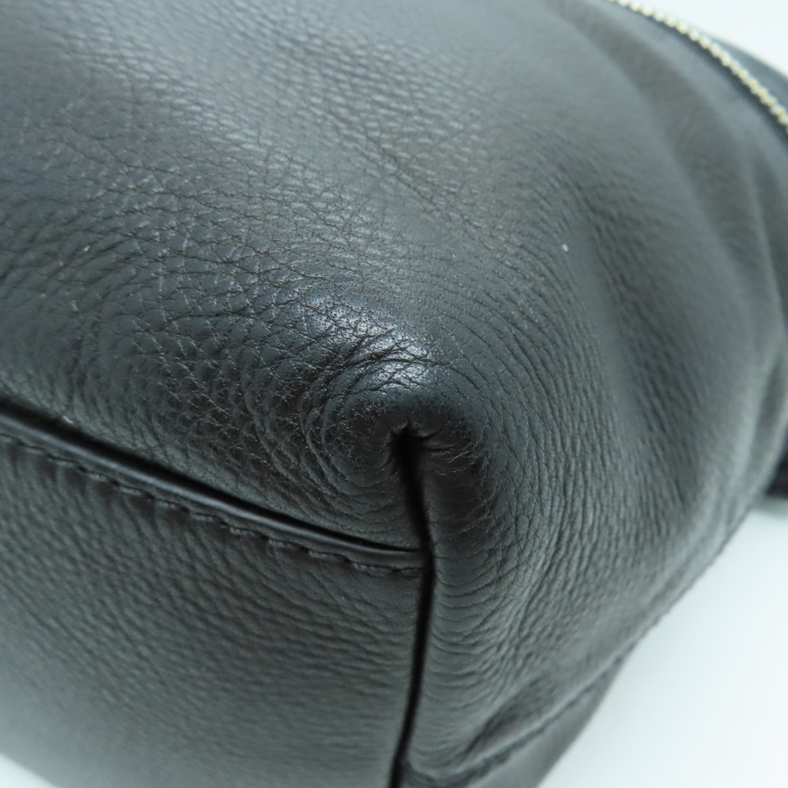 GIVENCHY 牛皮皮革2way Shoulder Bag銀扣手挽肩背兩用袋黑色