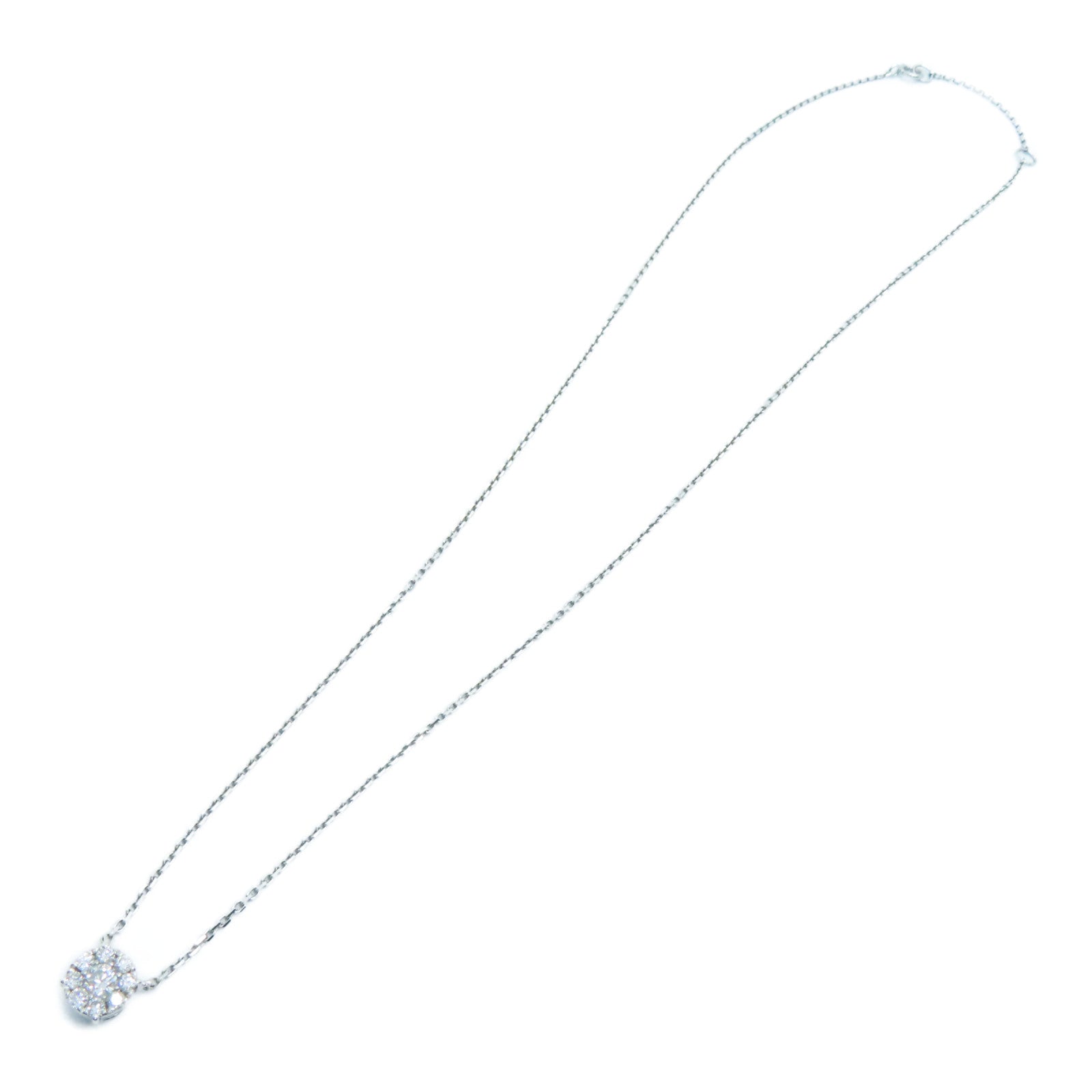 JEWELRY 18K白金Diamond Necklace 0.34ct钻石项链