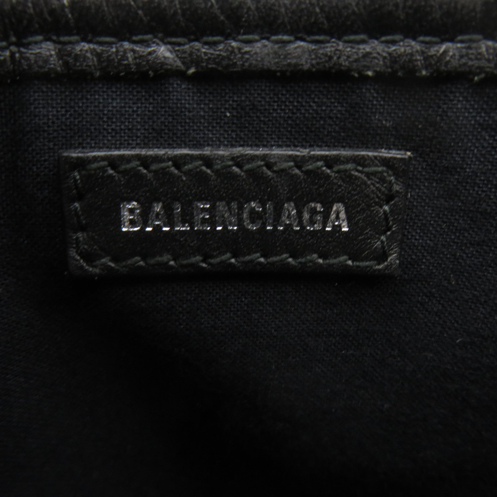 BALENCIAGA 帆布Cabas XS Bag手挽肩背两用袋黑色