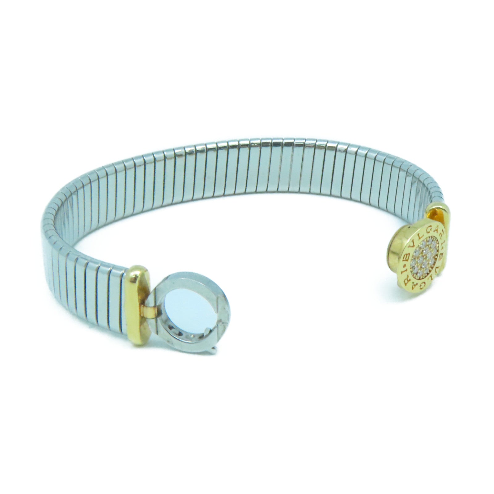 BVLGARI 18K/不鏽鋼Bvlgari Bracelet金扣手鐲金色/銀色