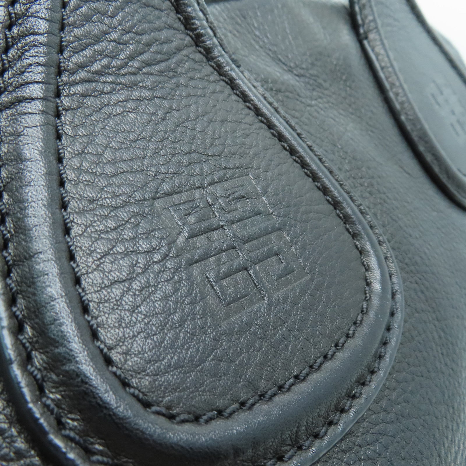 GIVENCHY 牛皮皮革2way Shoulder Bag銀扣手挽肩背兩用袋黑色