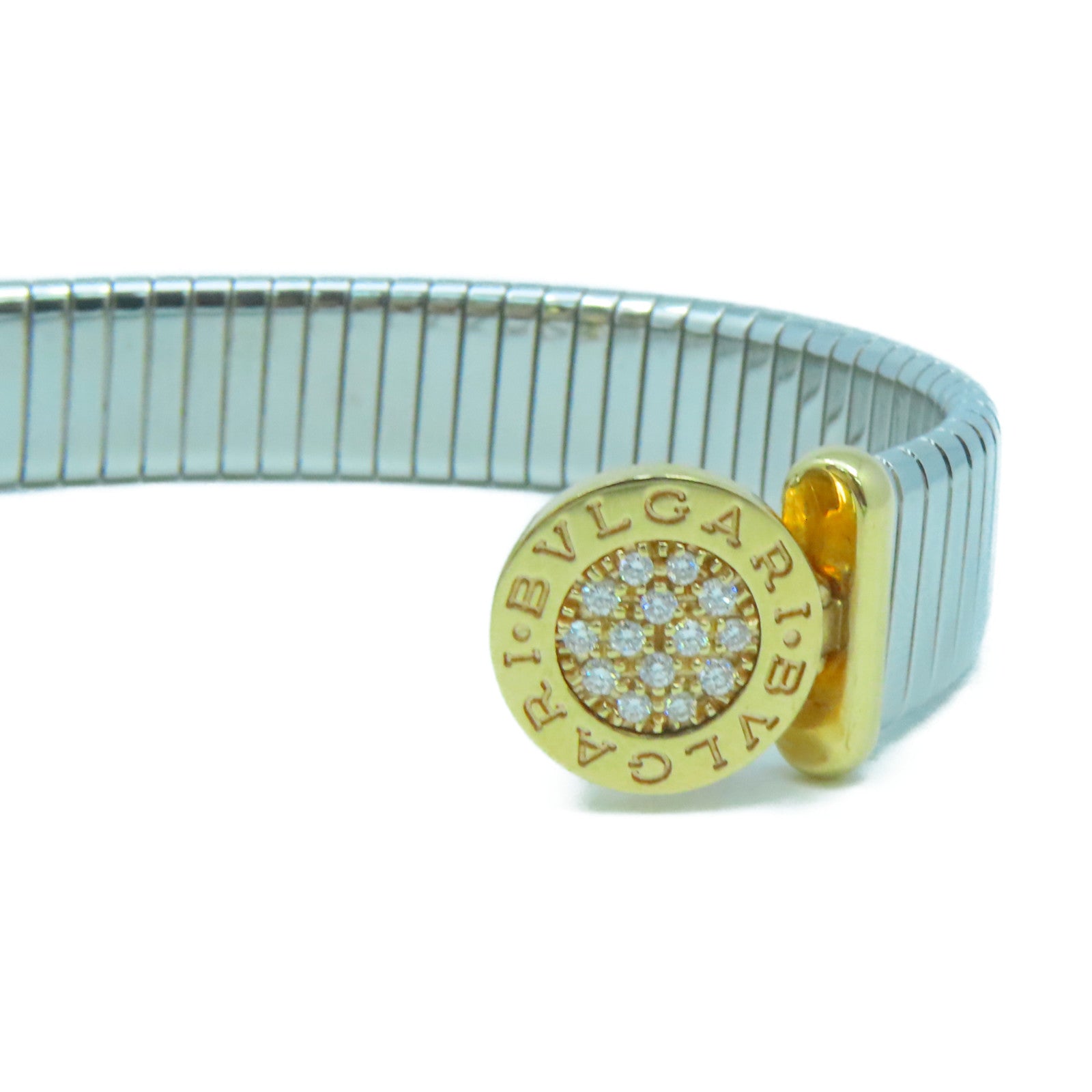 BVLGARI 18K/不鏽鋼Bvlgari Bracelet金扣手鐲金色/銀色