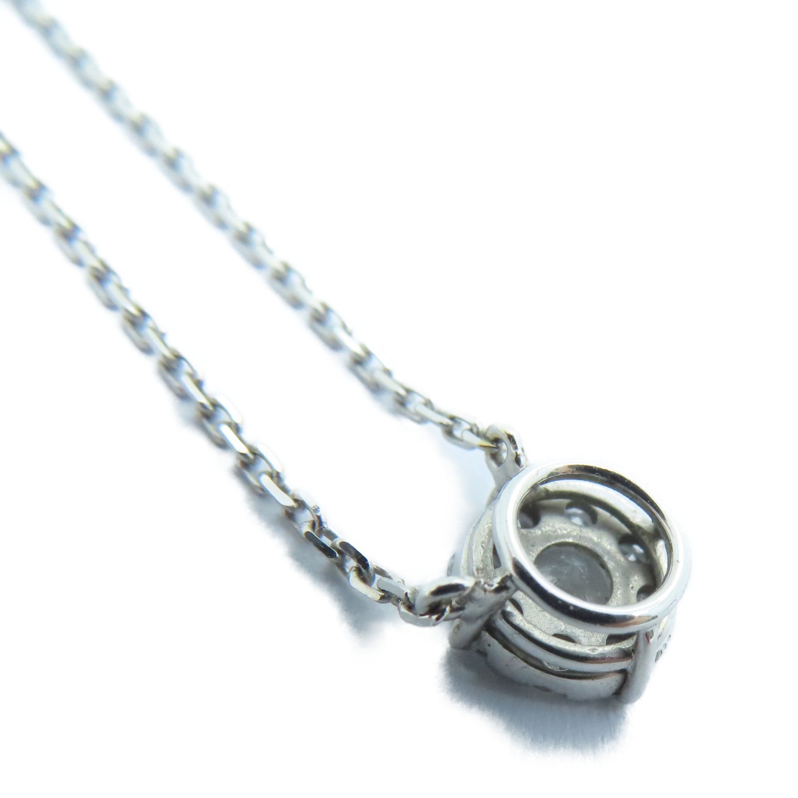 JEWELRY 18K白金Diamond Necklace 0.34ct钻石项链