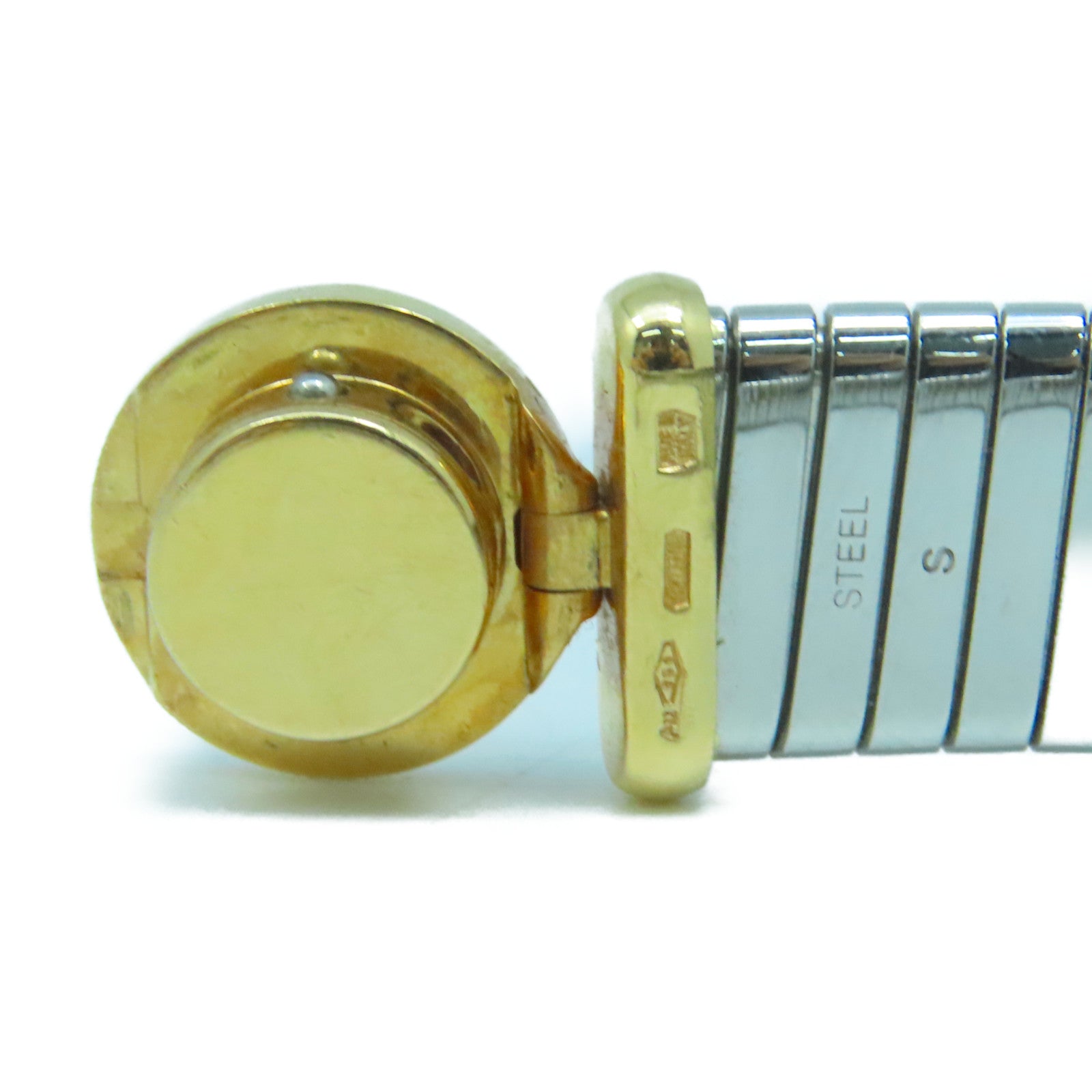 BVLGARI 18K/不鏽鋼Bvlgari Bracelet金扣手鐲金色/銀色