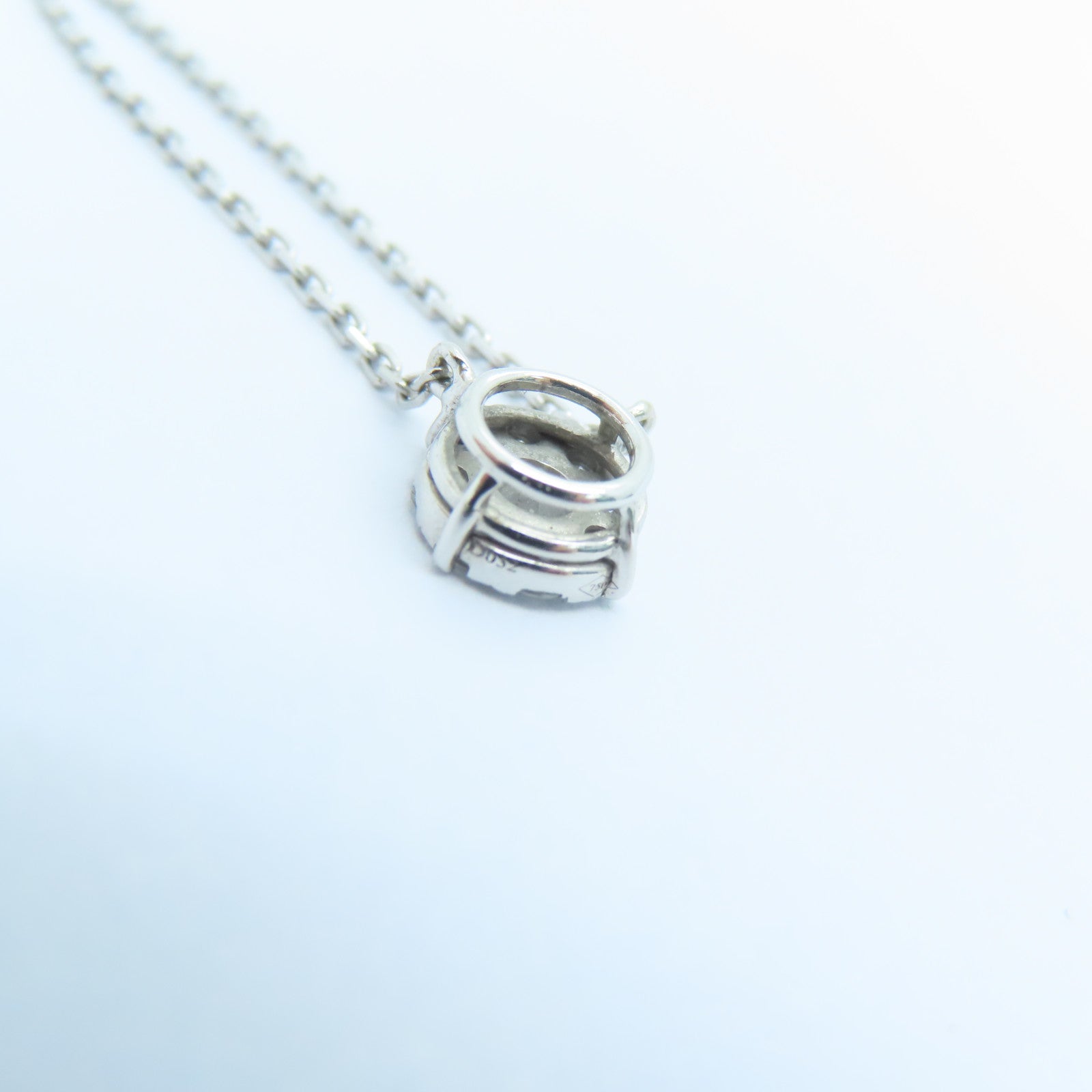 JEWELRY 18K白金Diamond Necklace 0.34ct钻石项链