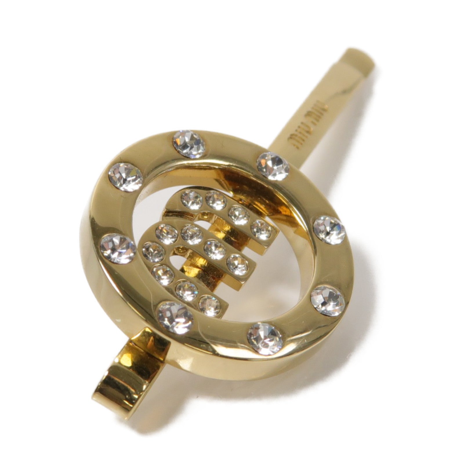 Miu Miu 金屬Hair Clip髮夾金色
