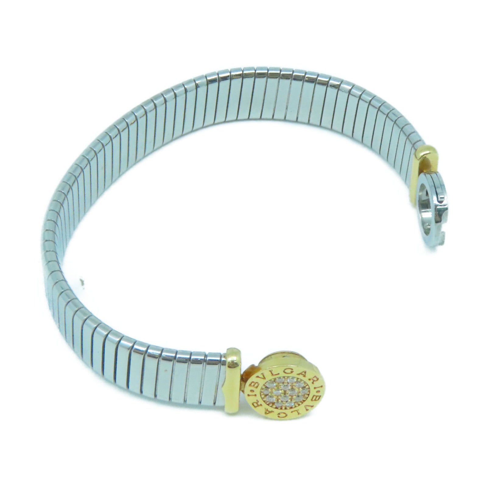 BVLGARI 18K/不鏽鋼Bvlgari Bracelet金扣手鐲金色/銀色