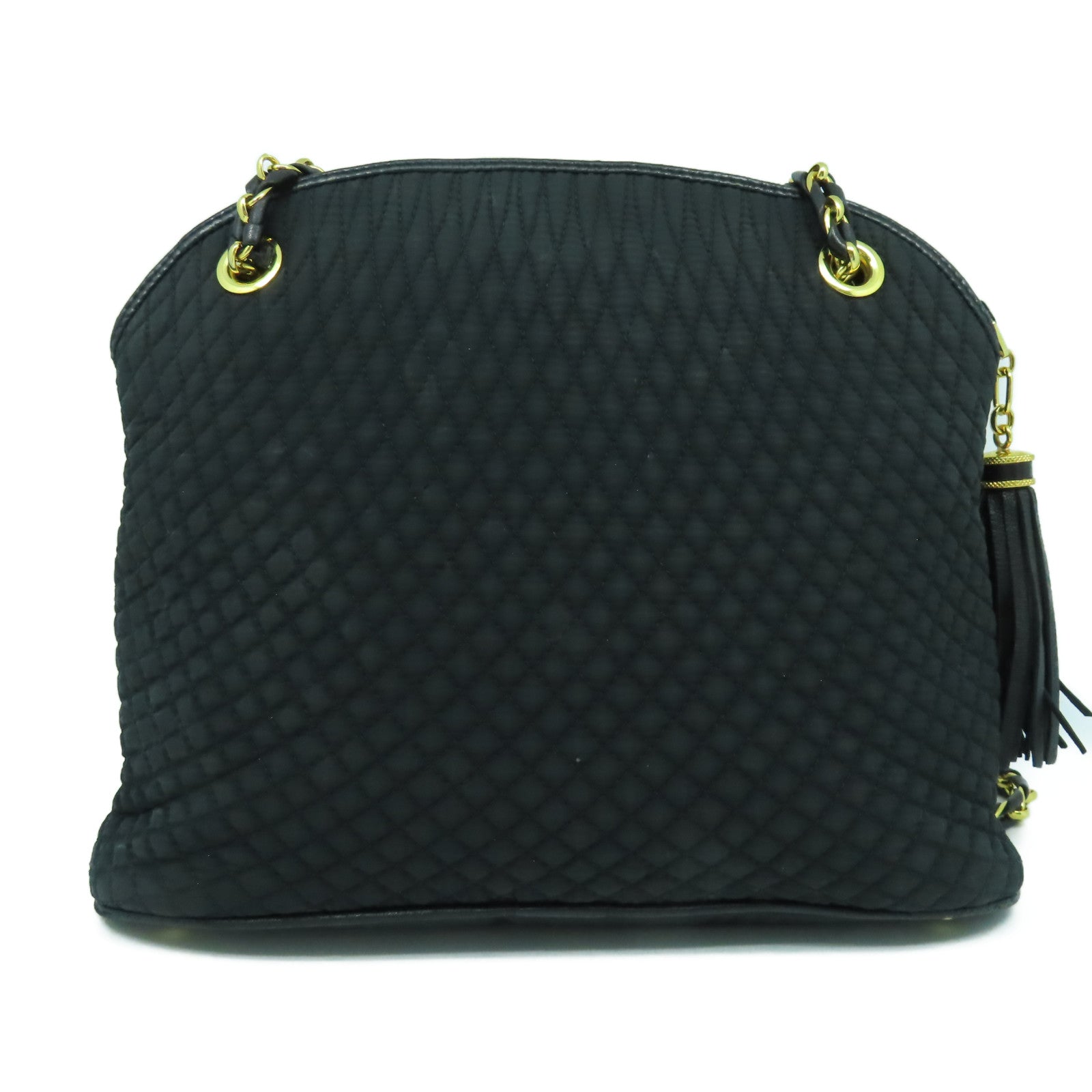 BALLY 帆布Shoulder Bag金扣肩背袋黑色