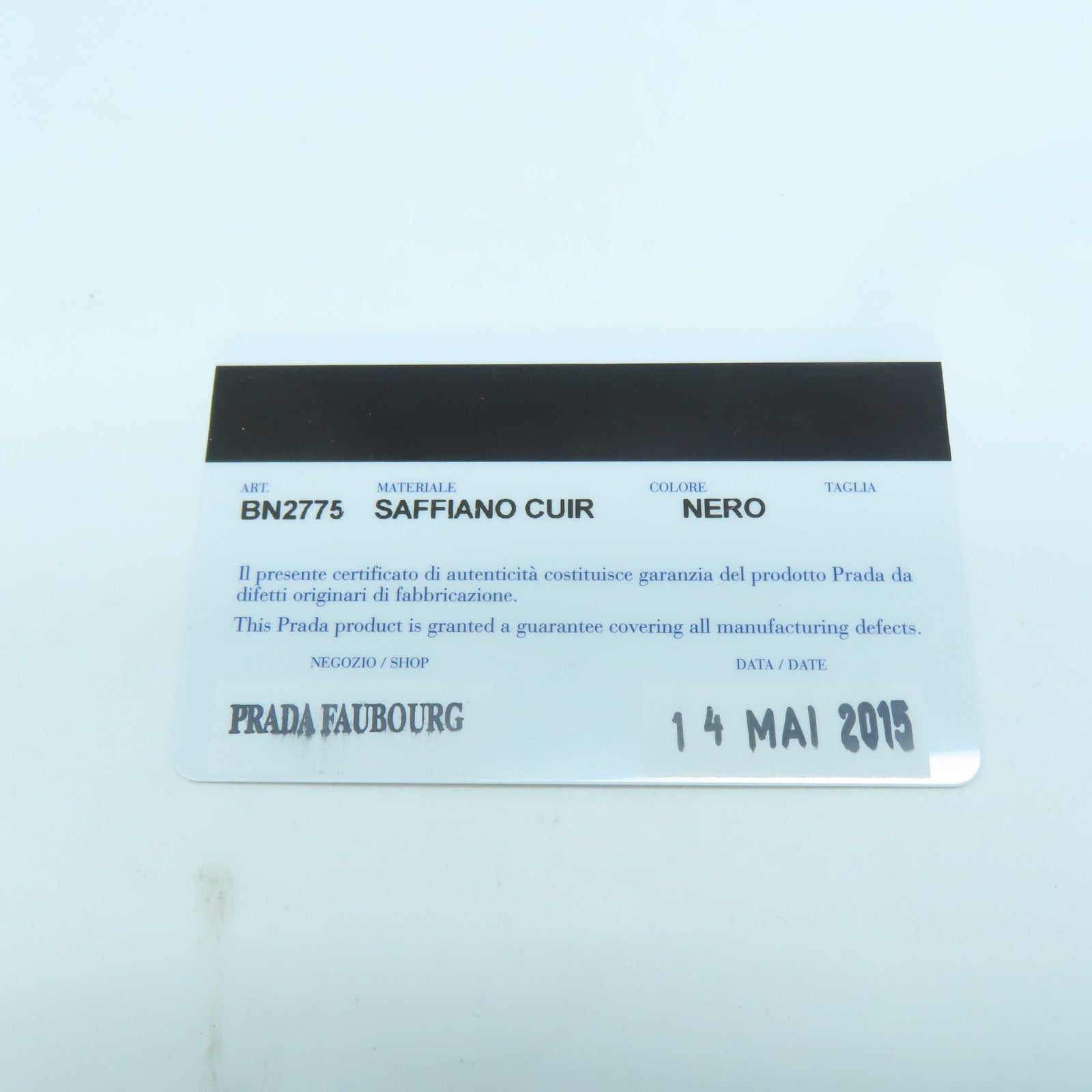 PRADA Saffiano皮革2Way Shoulder Bag金扣手挽肩背兩用袋黑色