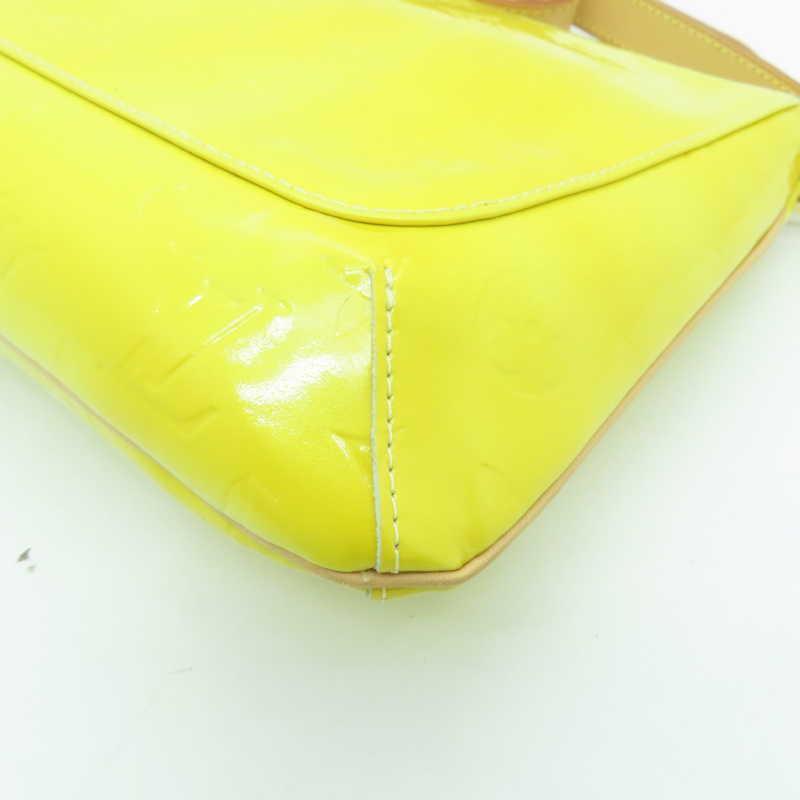 LOUIS VUITTON 【激減優惠】Monogram Vernis Thompson Street金扣肩背袋黃色
