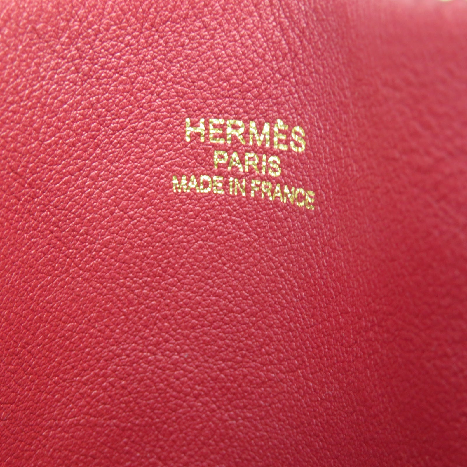 HERMES 【激減優惠】Swift皮革Double Sens 36肩背袋朱砂紅色/罌粟花橘色