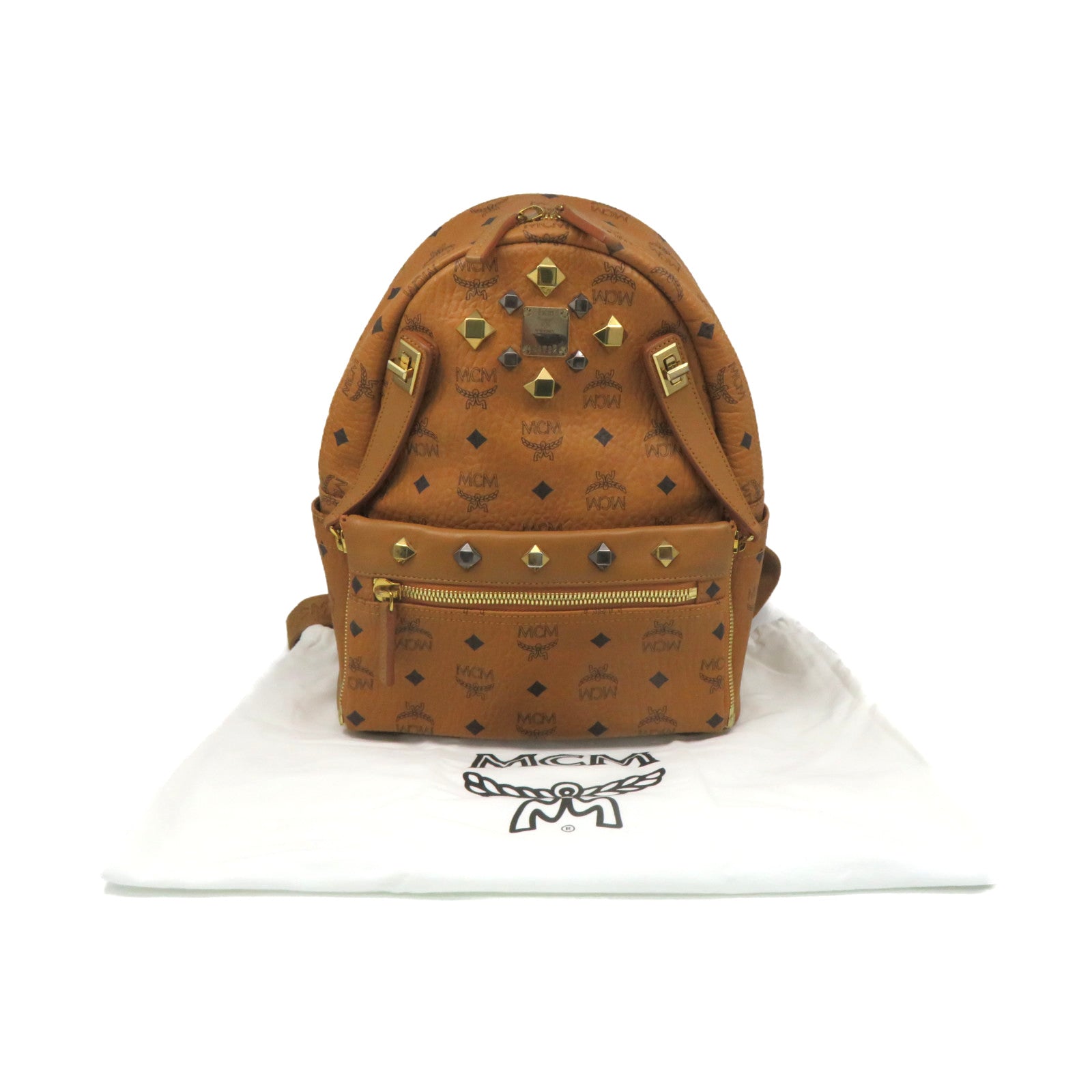 MCM 牛皮皮革Backpack背包啡色