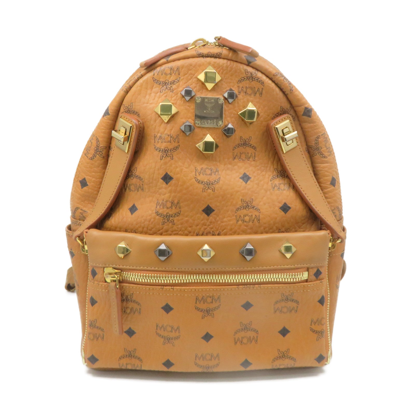 MCM 牛皮皮革Backpack背包啡色