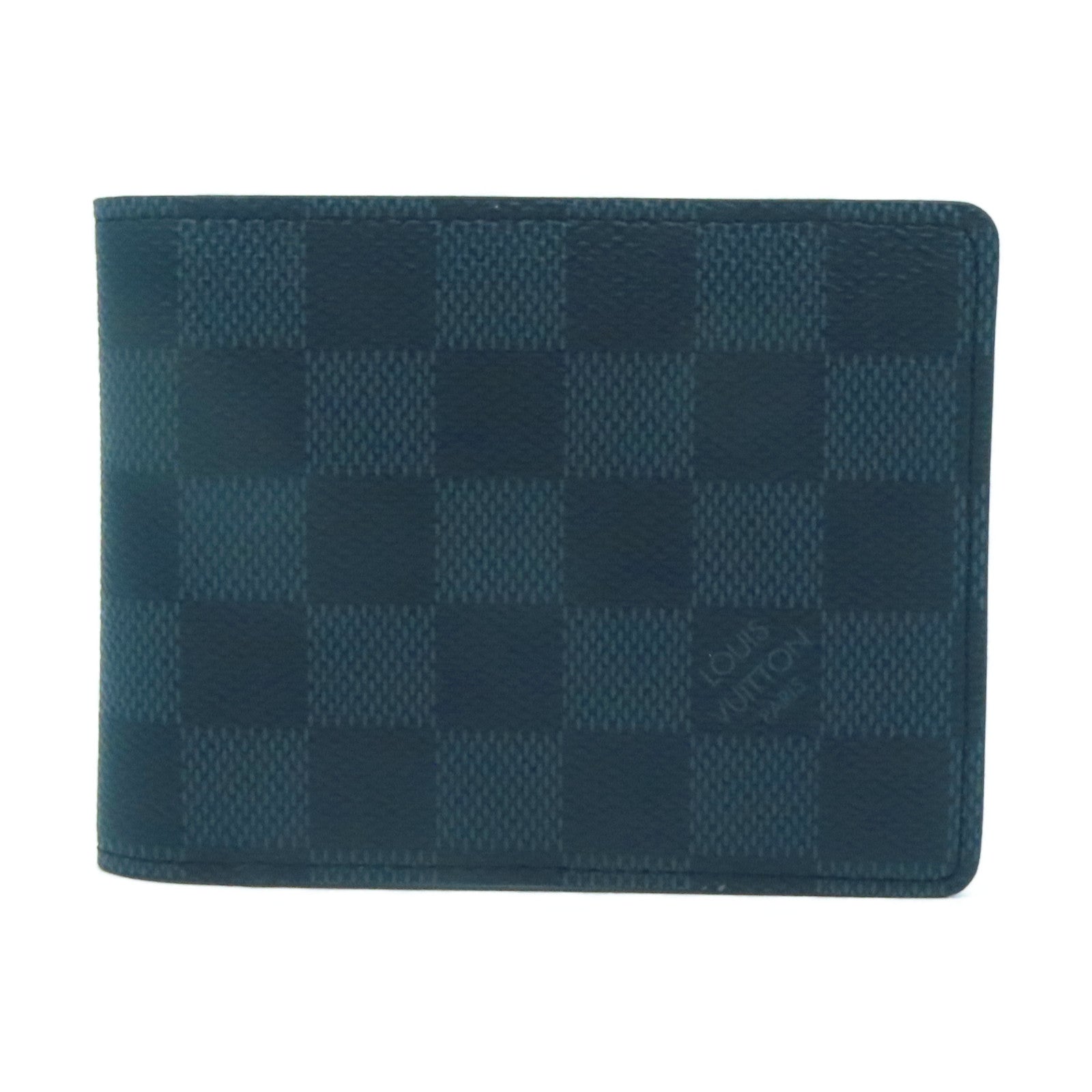 LOUIS VUITTON Damier Graphite Wallet錢包藍色/黑色