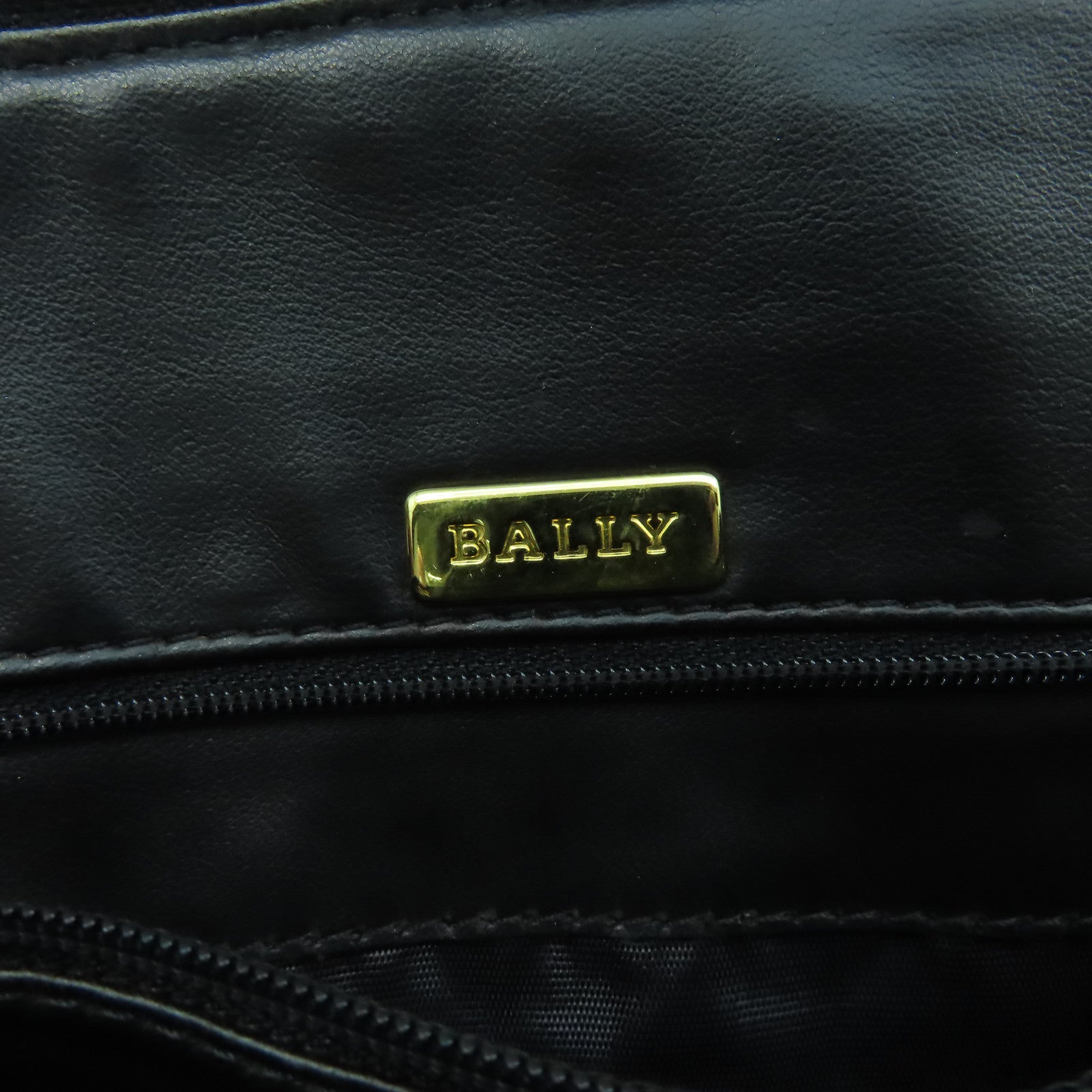 BALLY 帆布Shoulder Bag金扣肩背袋黑色