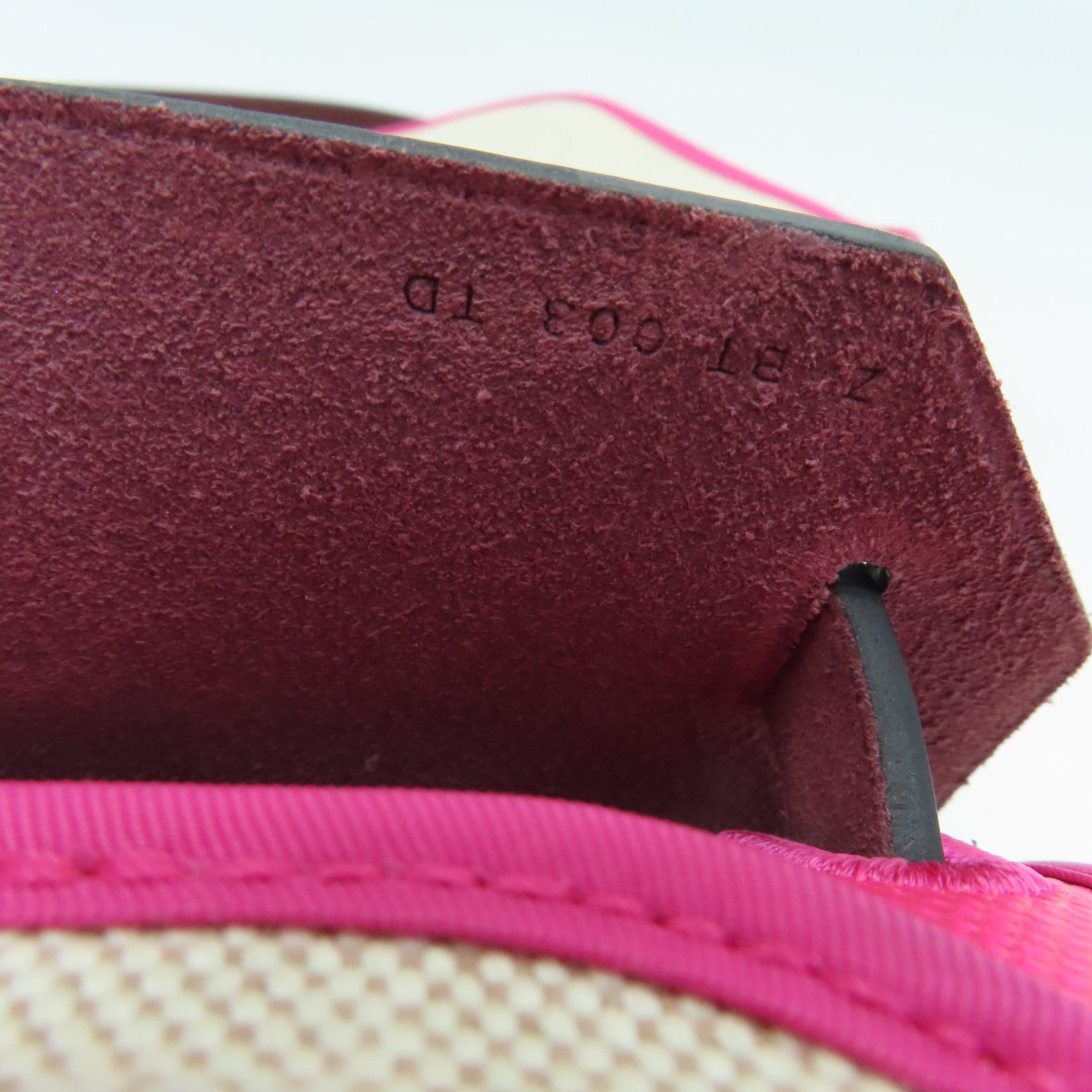HERMES 涂层帆布Herbag PM银扣手挽肩背两用袋粉红色