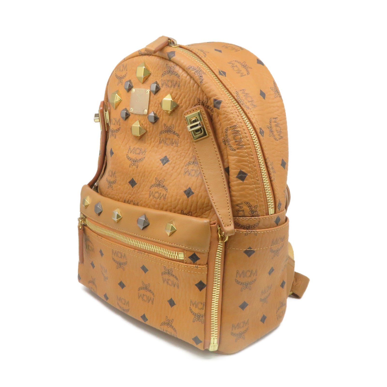 MCM 牛皮皮革Backpack背包啡色