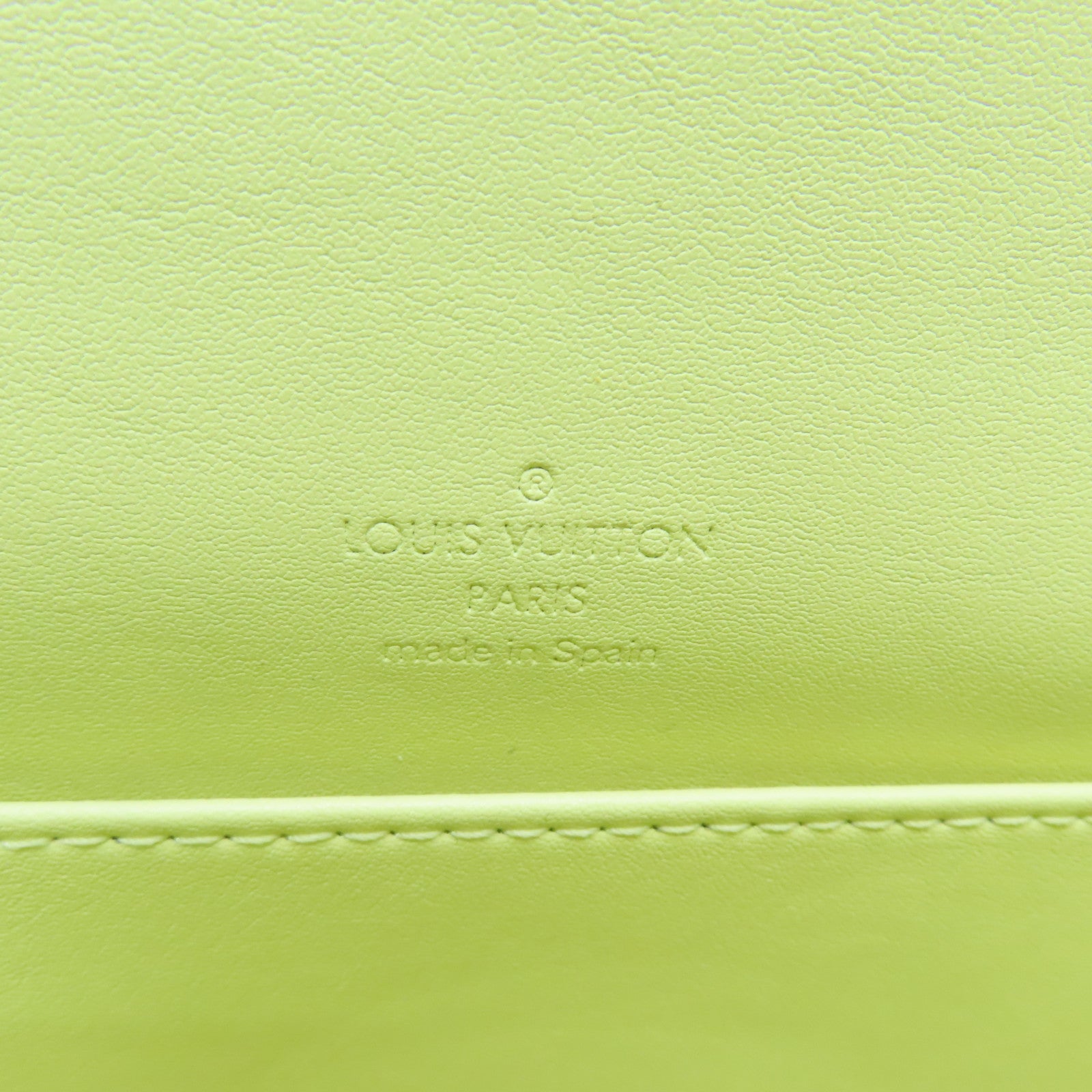 LOUIS VUITTON 【激減優惠】Monogram Vernis Thompson Street金扣肩背袋黃色