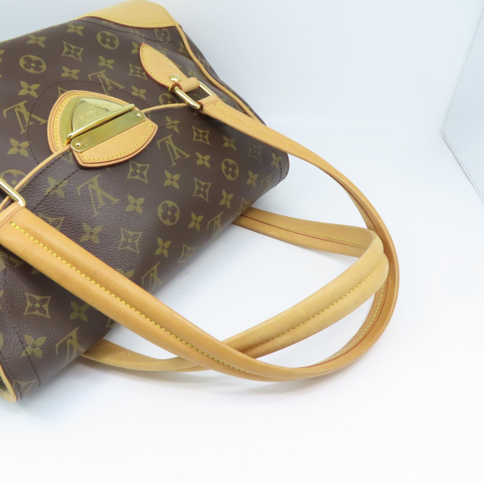 LOUIS VUITTON Monogram Beverly GM金扣肩背袋啡色